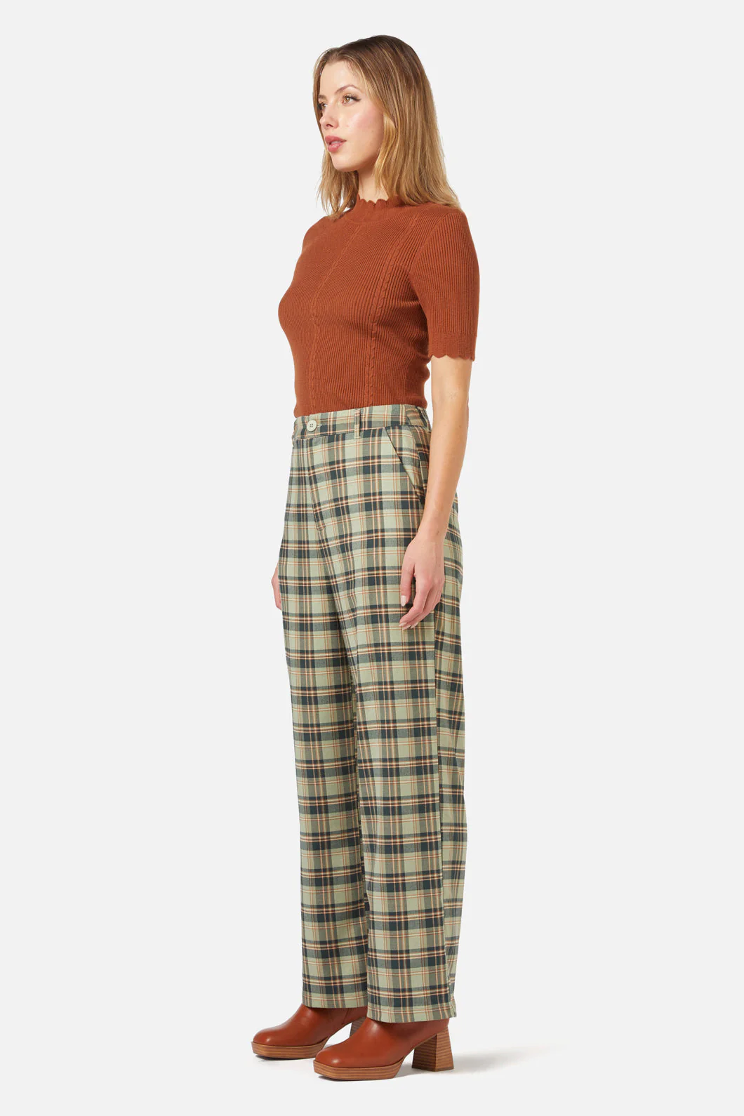 Jeannie Check Pant - Olabens