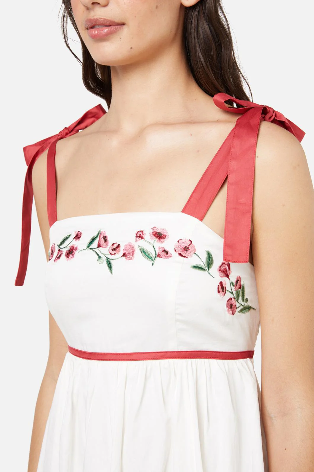 Poppy Emb Dress - Olabens