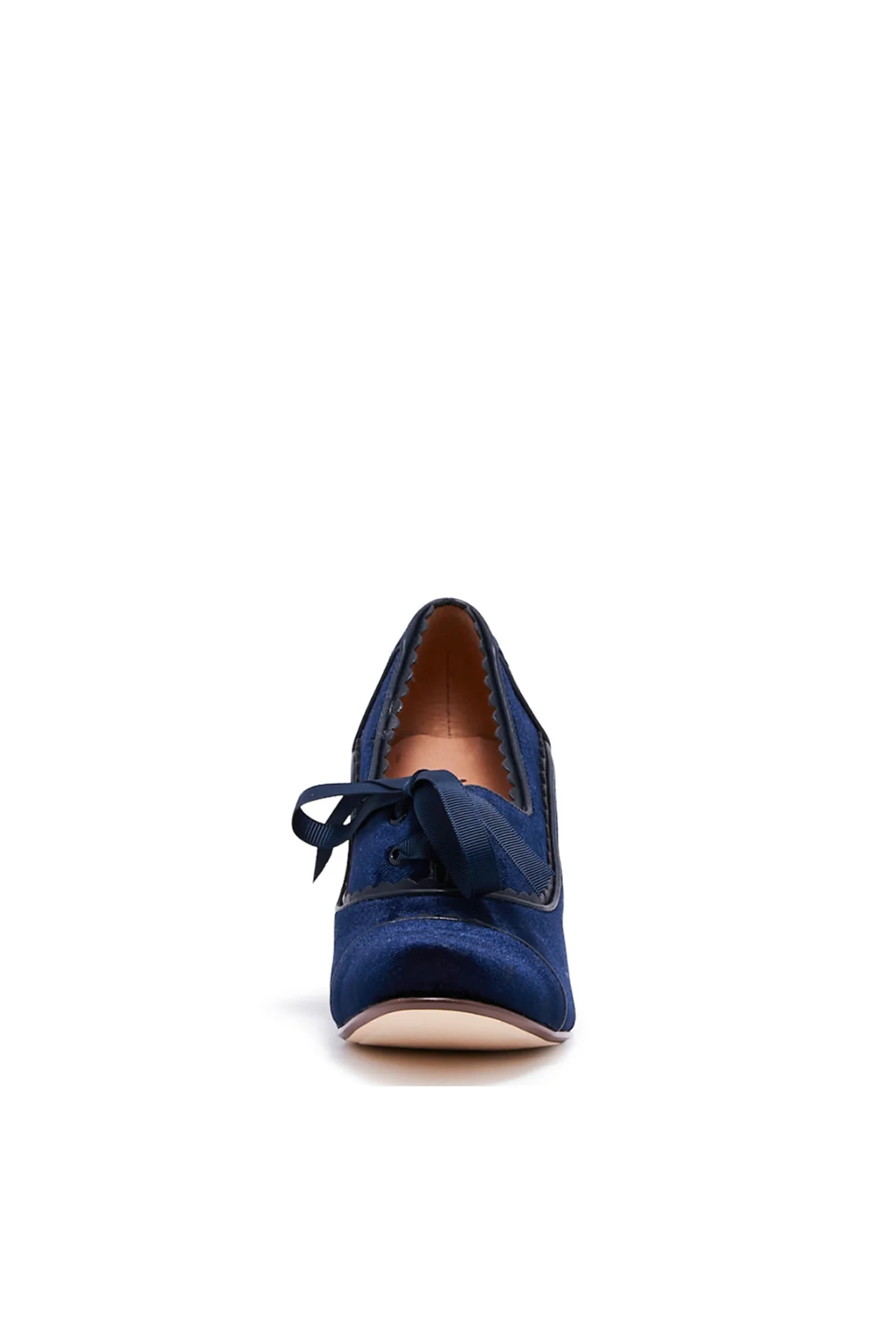 Madison Velvet Retro Heels - Olabens