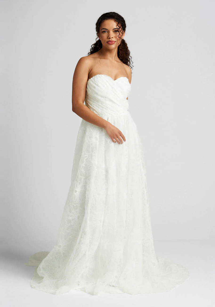 A Wonderful Union Strapless Maxi Dress - Olabens