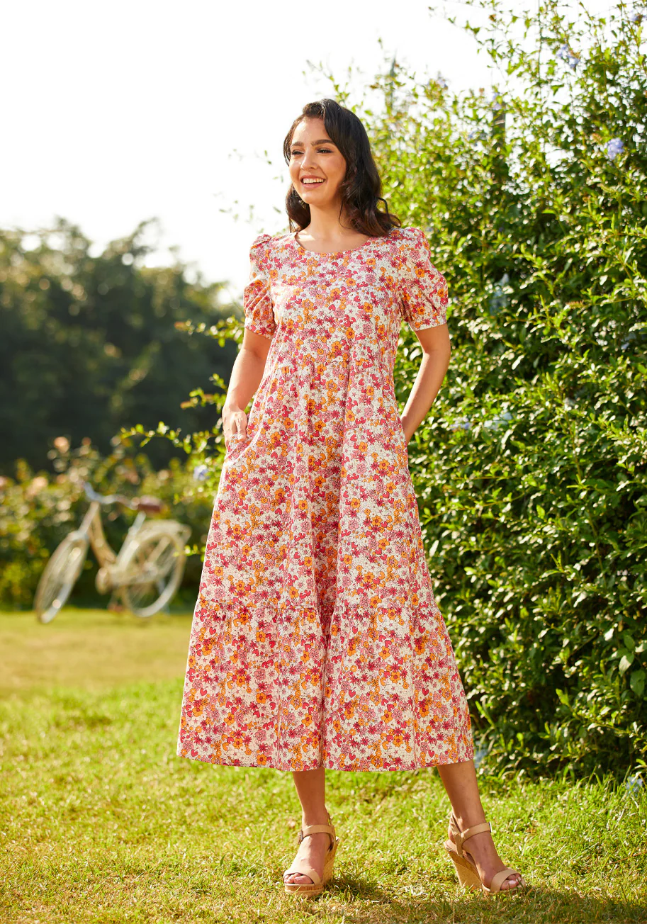 Exuding Ease Midi Dress - Olabens