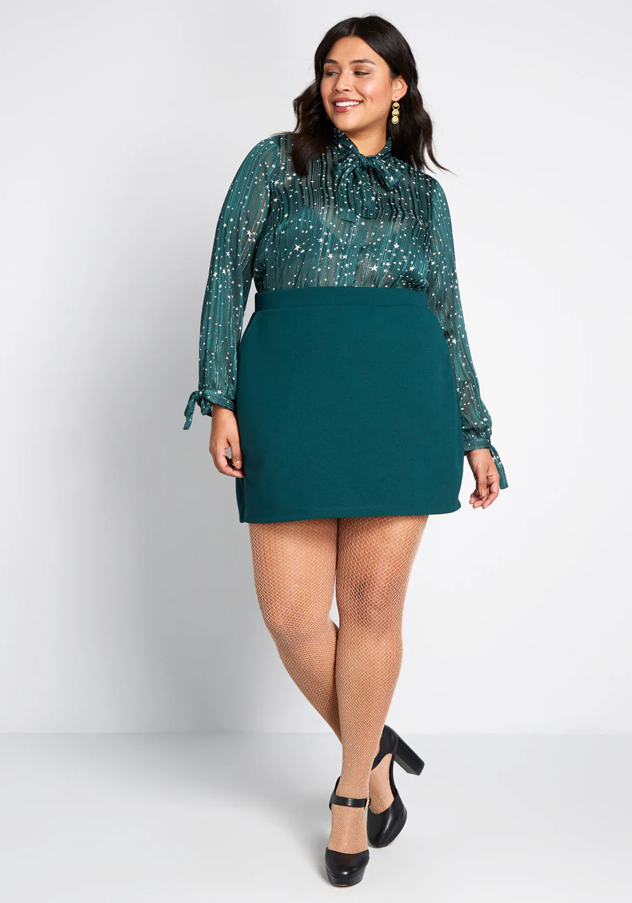 This is Knit Mini Skirt - Olabens
