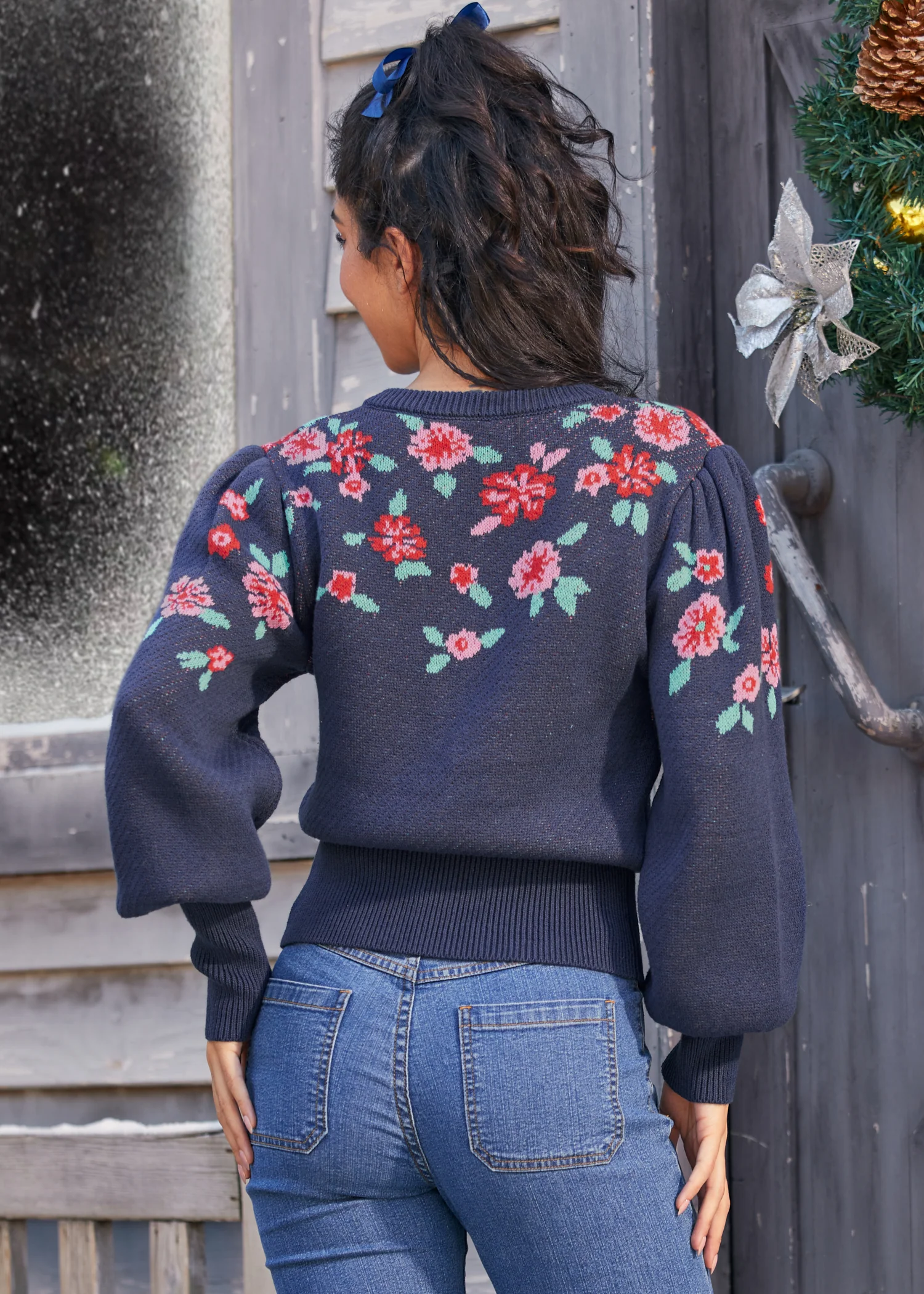 Timeless Tapestry Jacquard Cardigan - Olabens