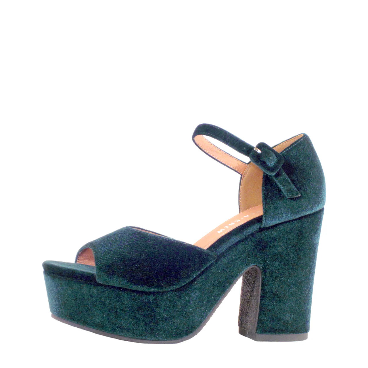 Quill Velvet Platform Heels - Olabens
