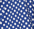 Blue Polka Dot Swing Dress - Olabens
