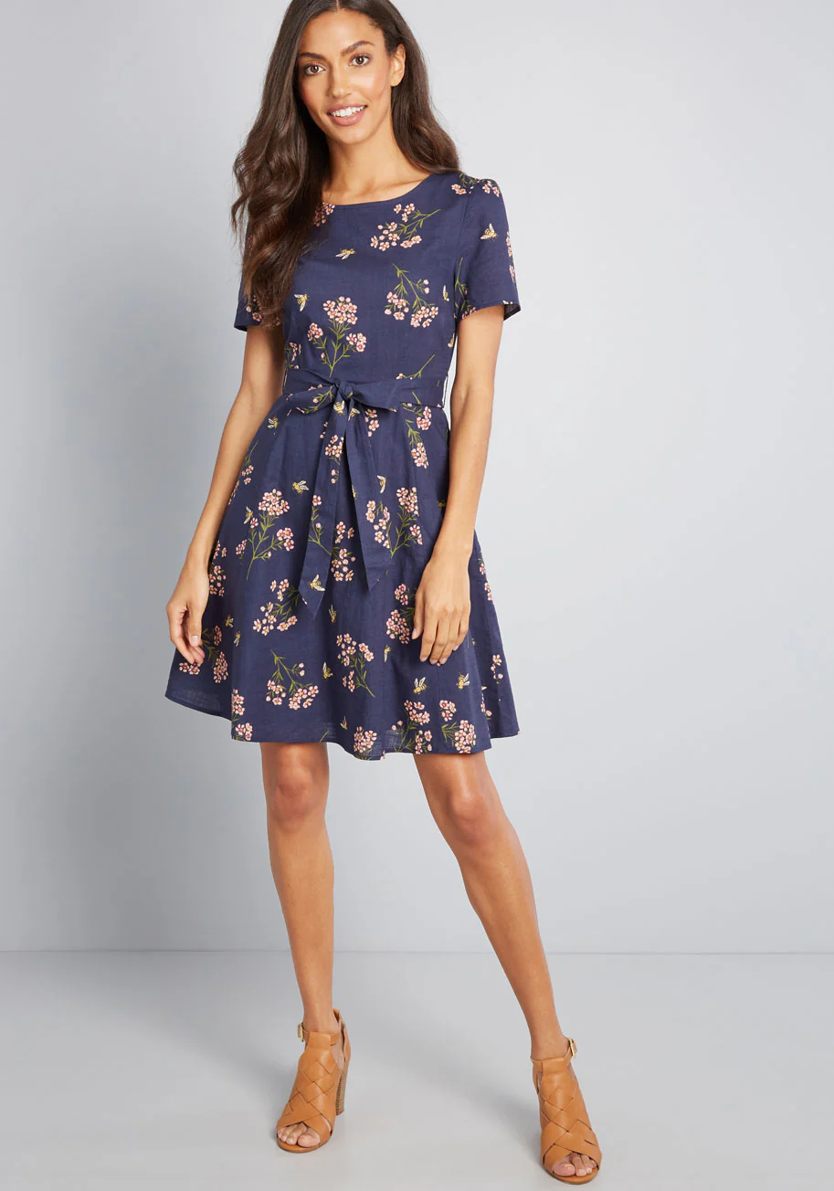 Airy Emphasis Mini Dress - Olabens