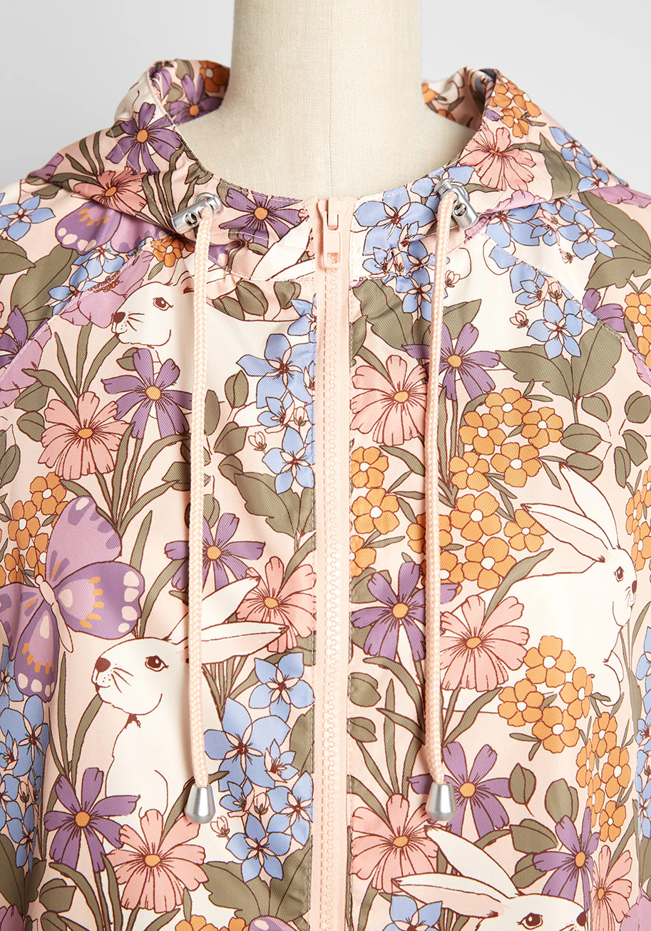 Your Bunny Is A Wonderland Rain Jacket - Olabens
