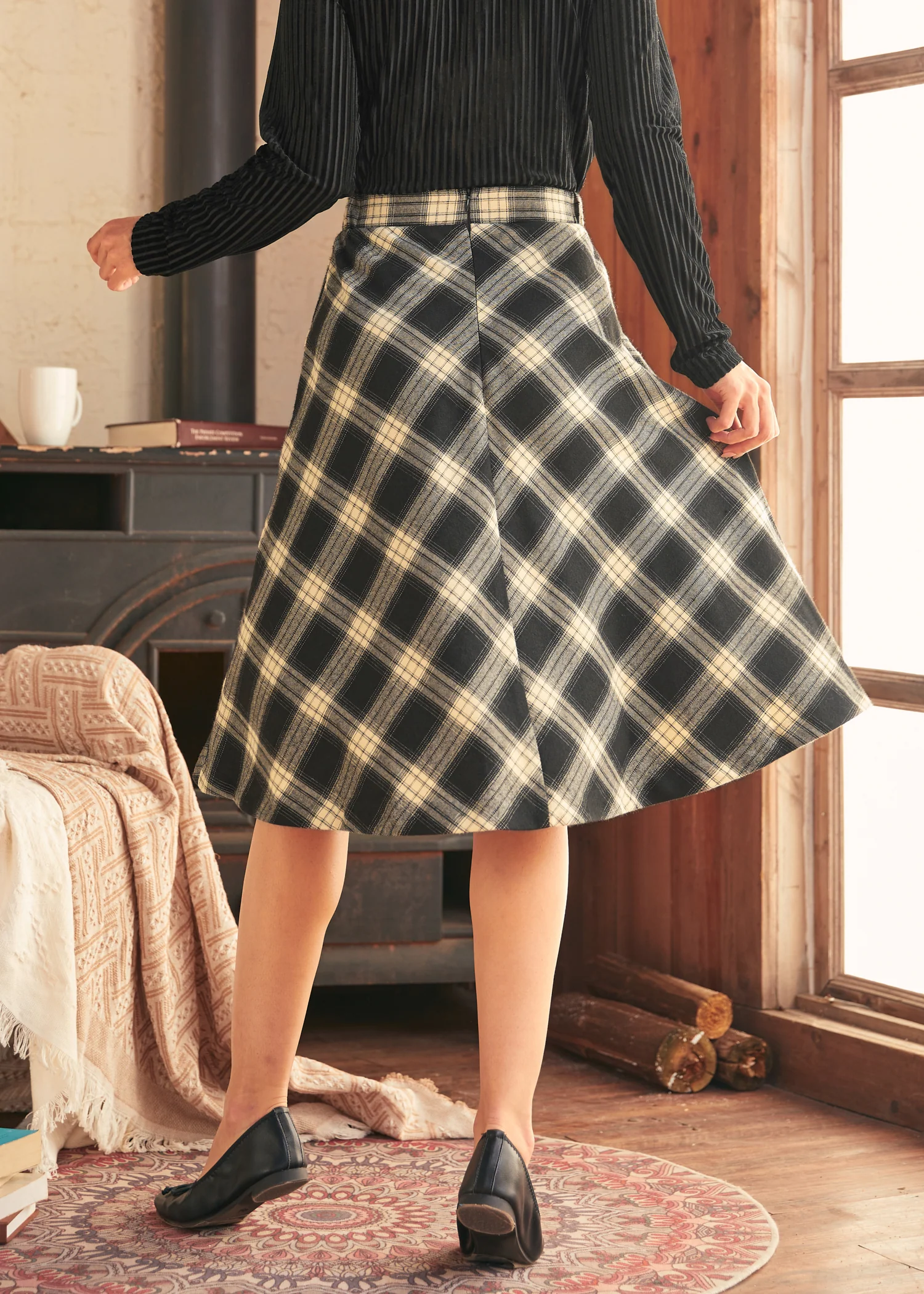 Golden Hour Gal Midi Skirt - Olabens