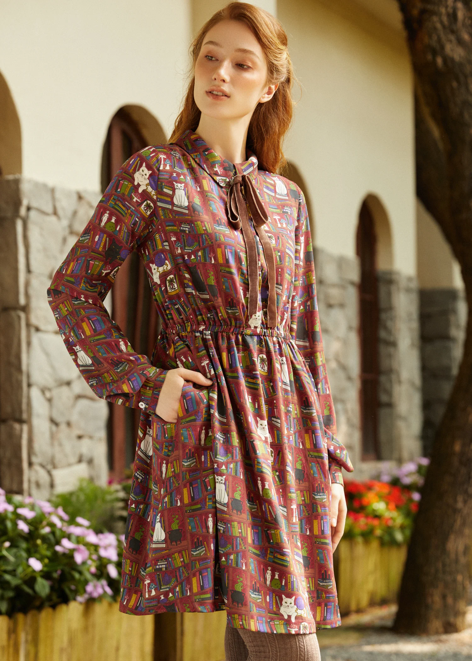 Top of the Morning Shirt Waist Dress - Olabens