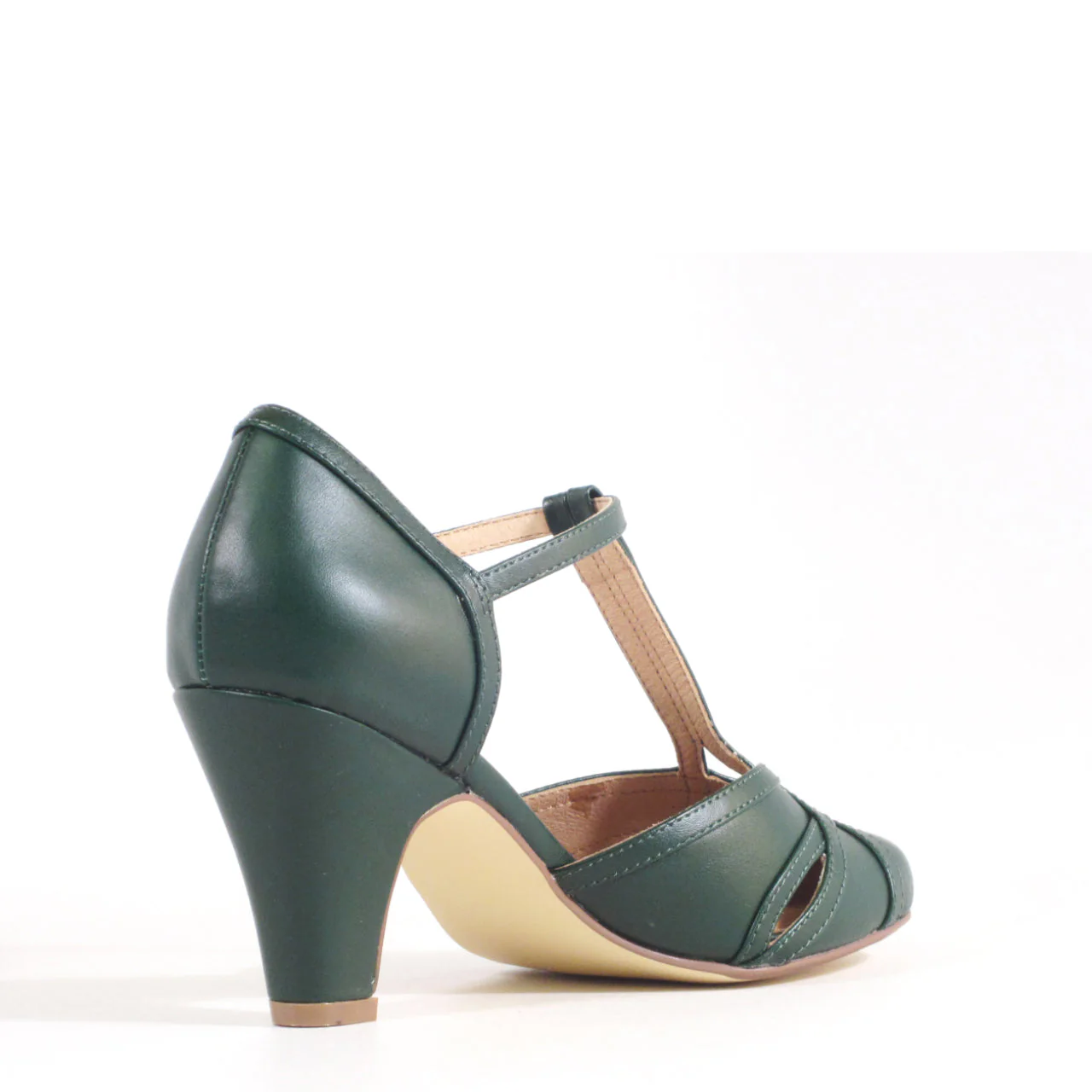 Sandy Festive T-Strap Heels - Olabens