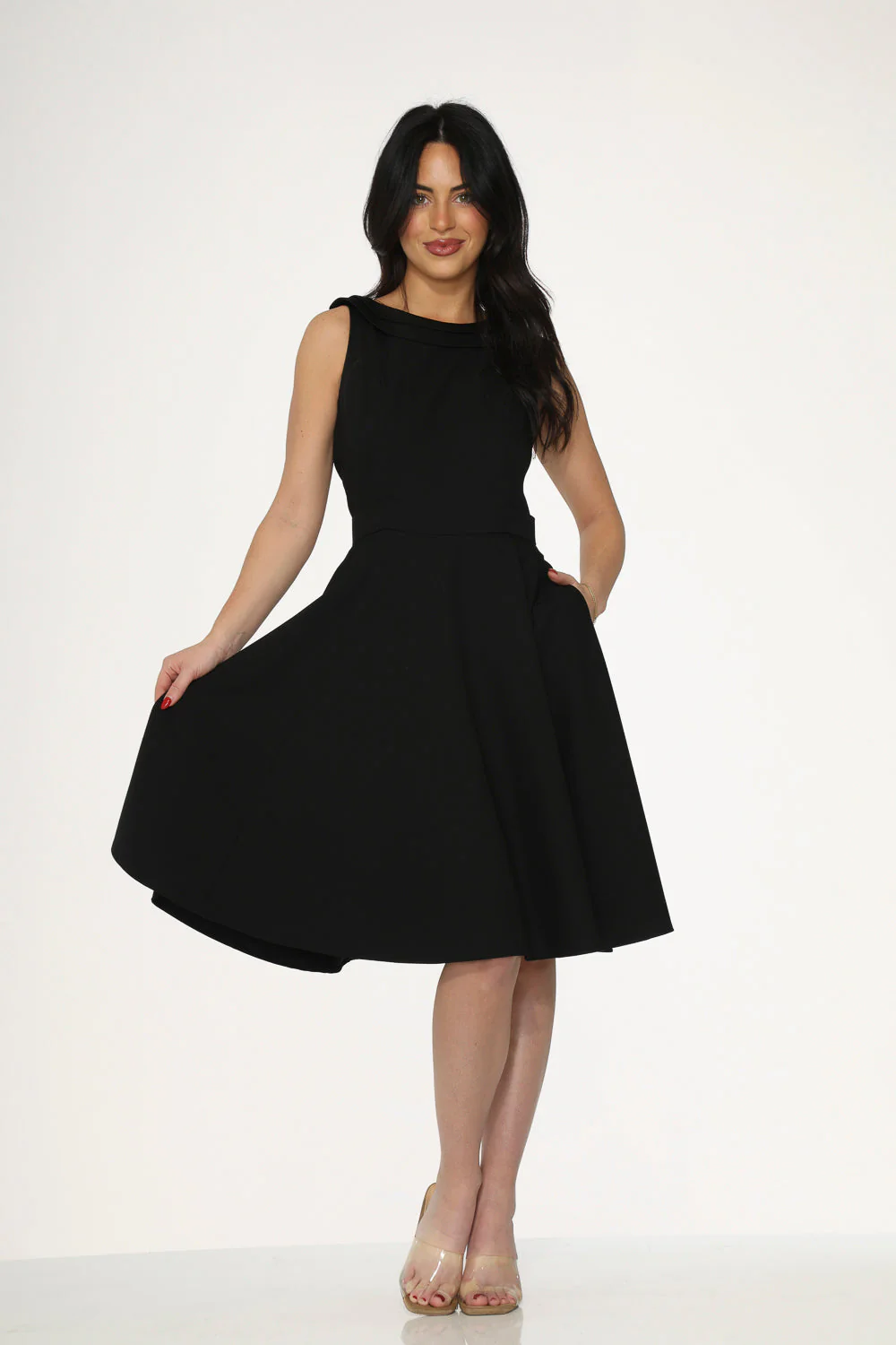 Black Swing Dress - Olabens