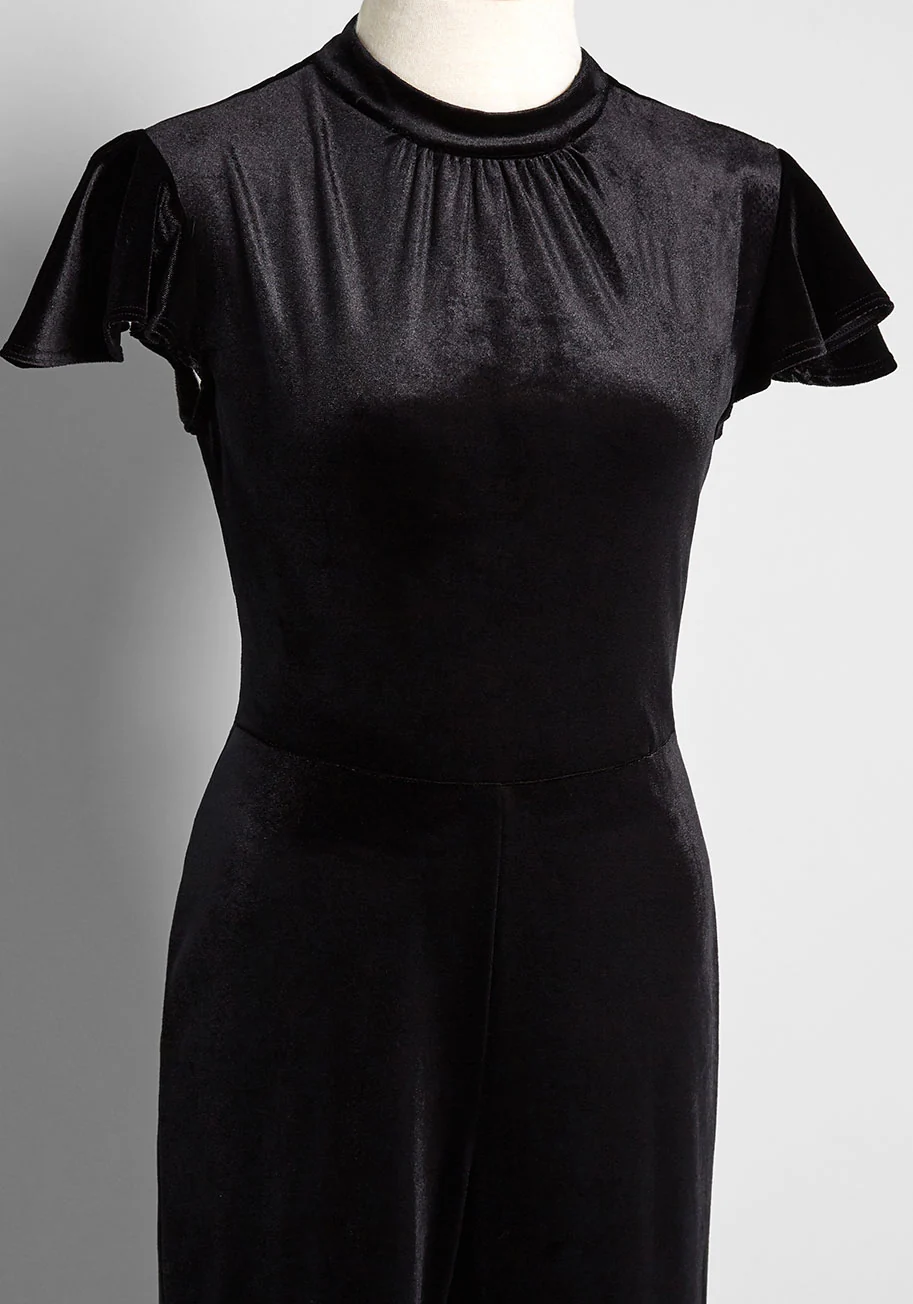 Shine With Me Velvet Jumpsuit - Olabens