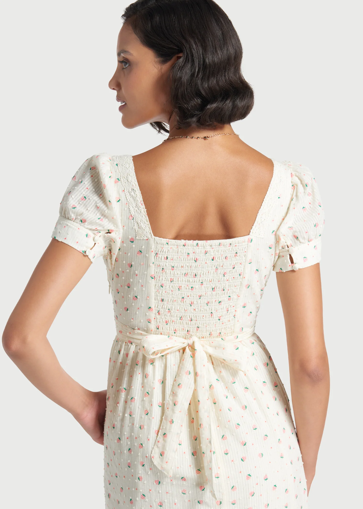 Regency Romance Embroidered Maxi Dress - Olabens