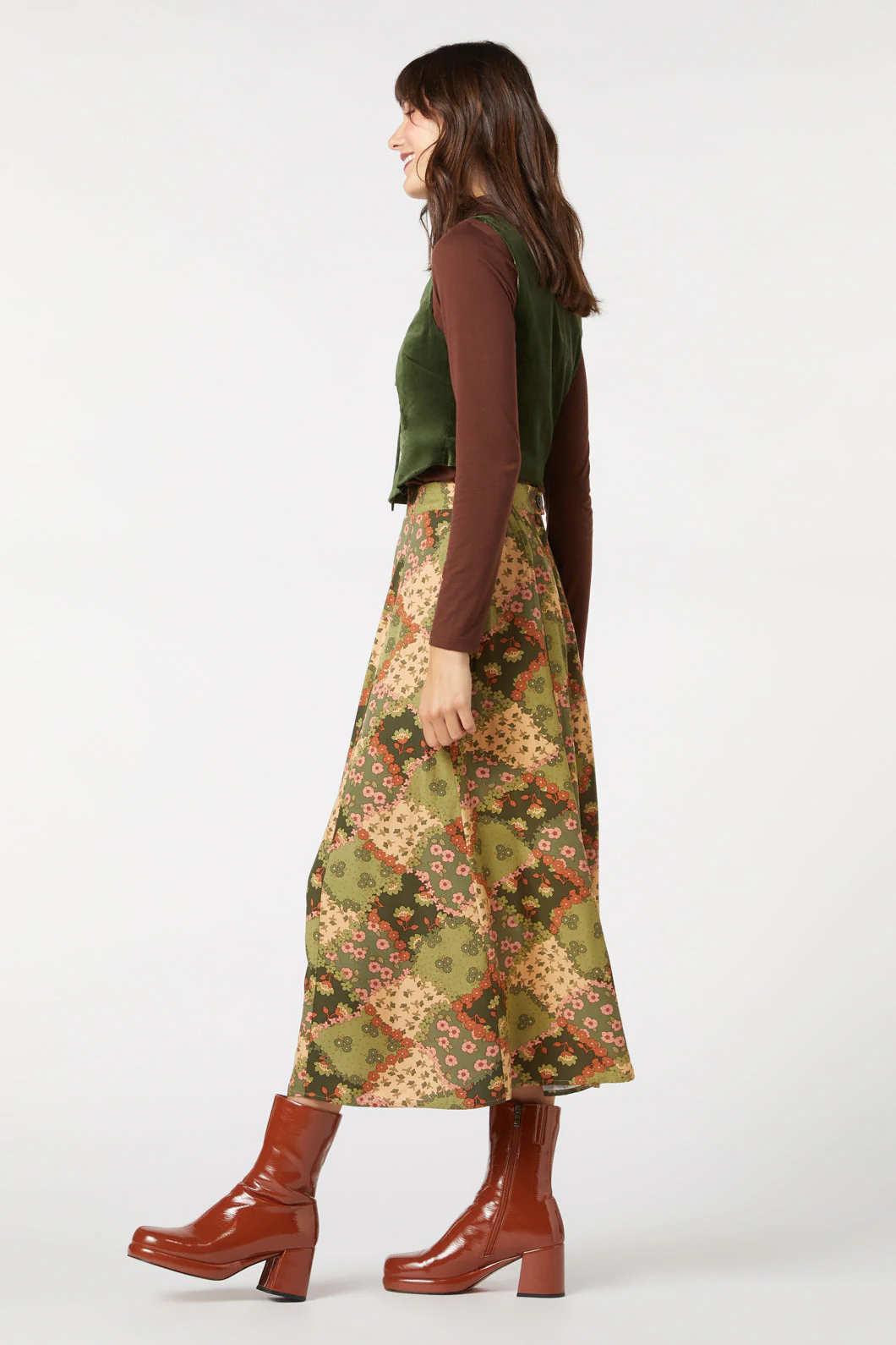 Sadie Velvet Vest - Olabens