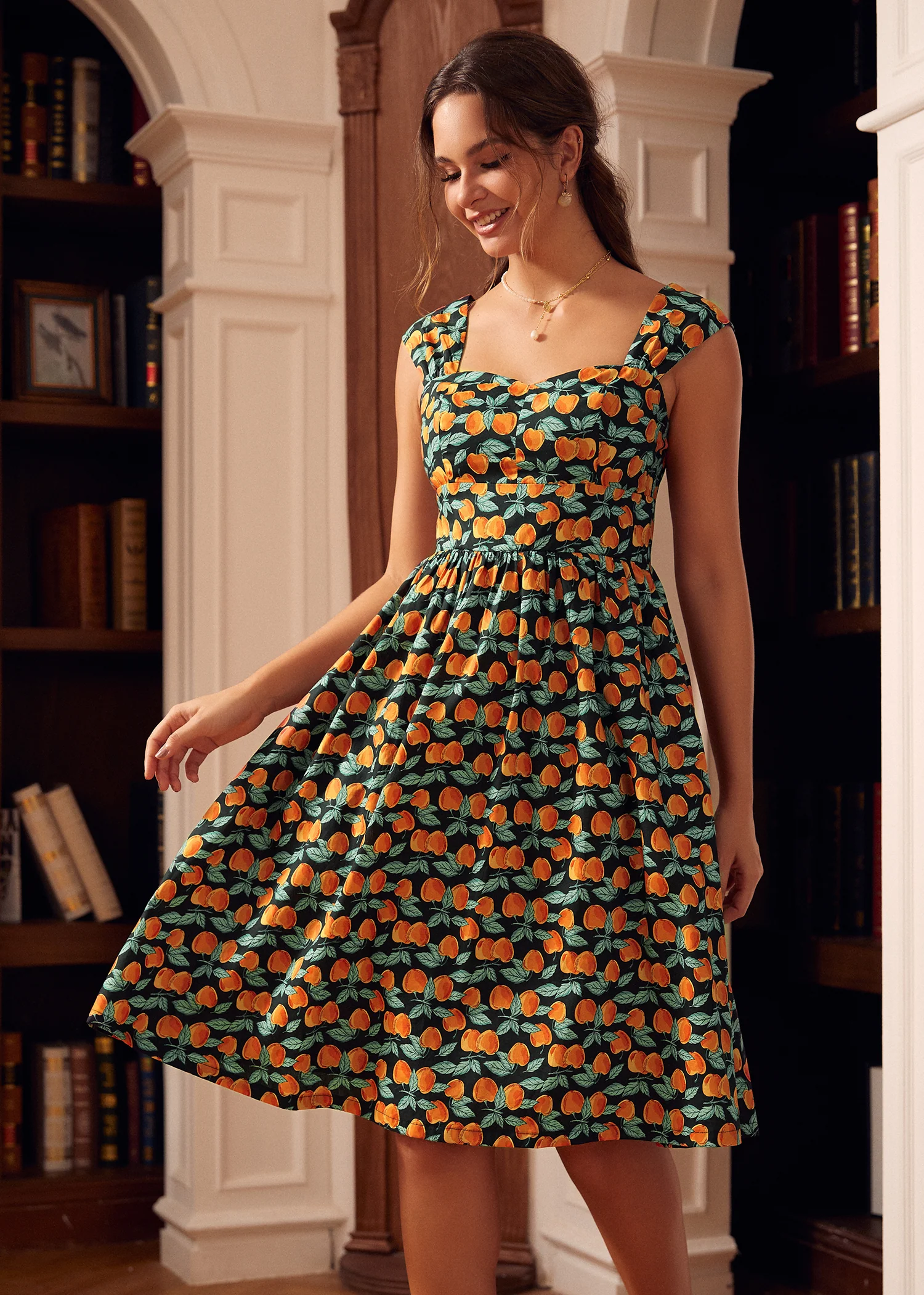 Sun-Kissed Fairytale Midi Dress - Olabens