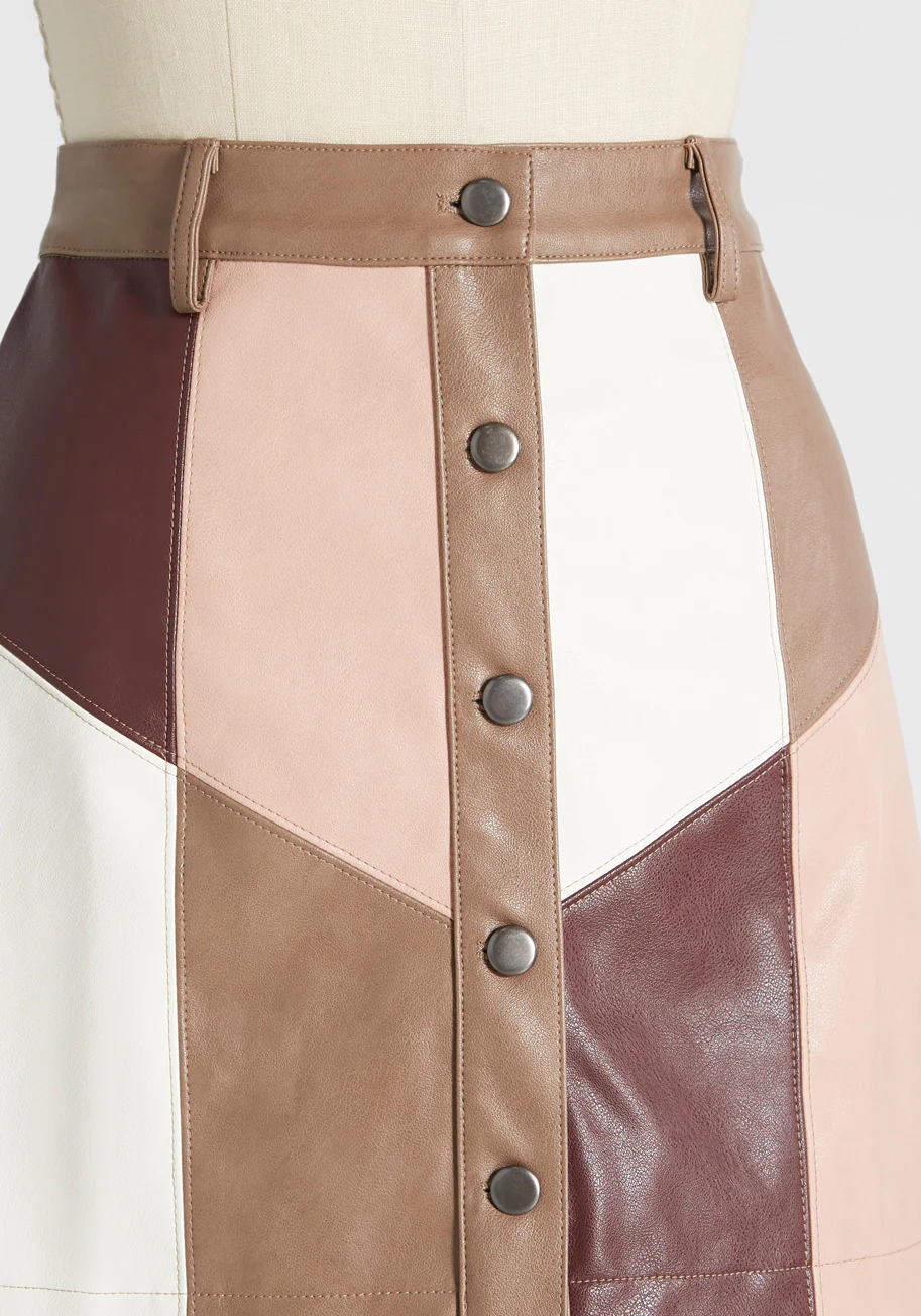 Love a Good Block Party Mini Skirt - Olabens