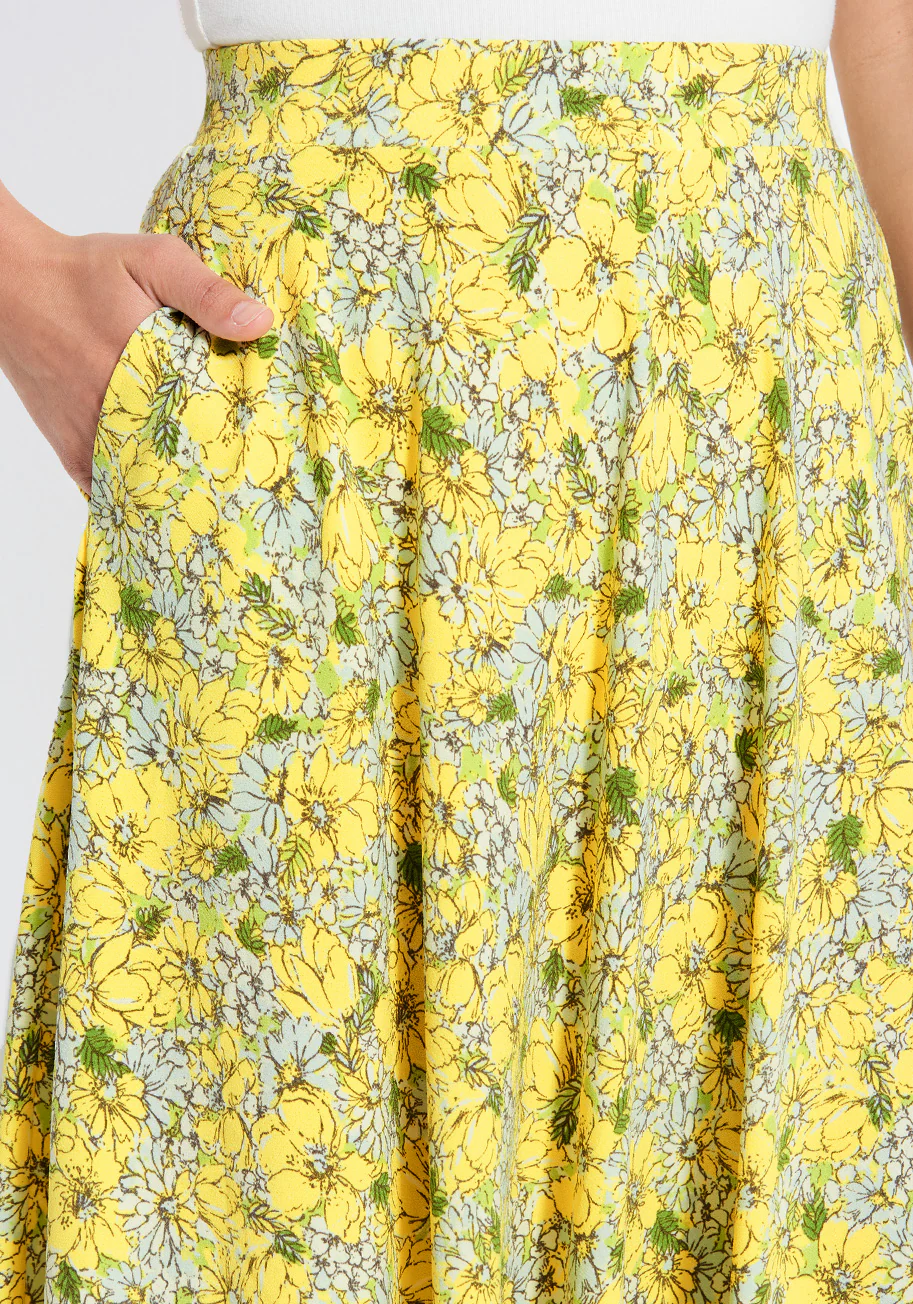 Excellence Attained Knit A-Line Skirt - Olabens