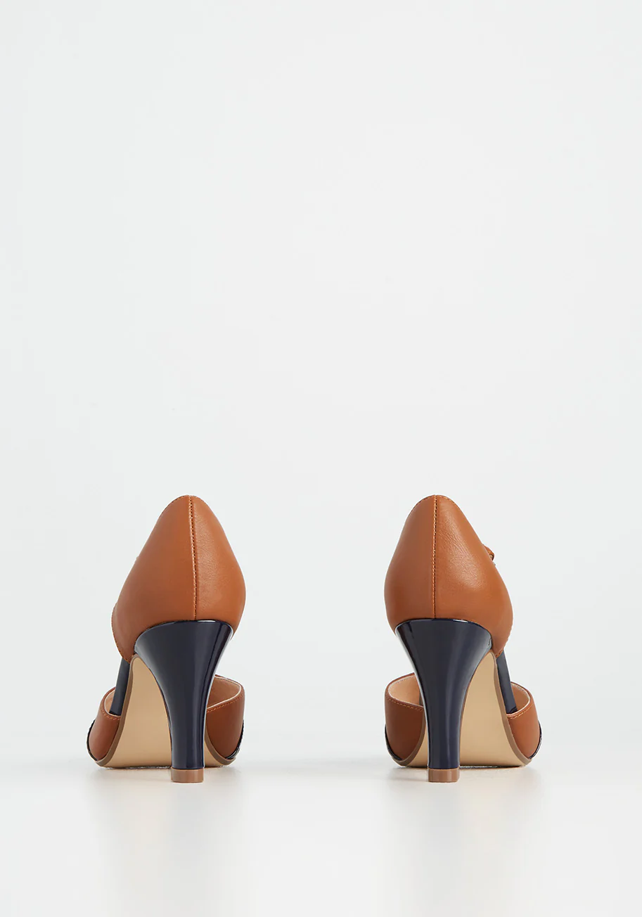Vivacious Vibes T-Strap Heel - Olabens
