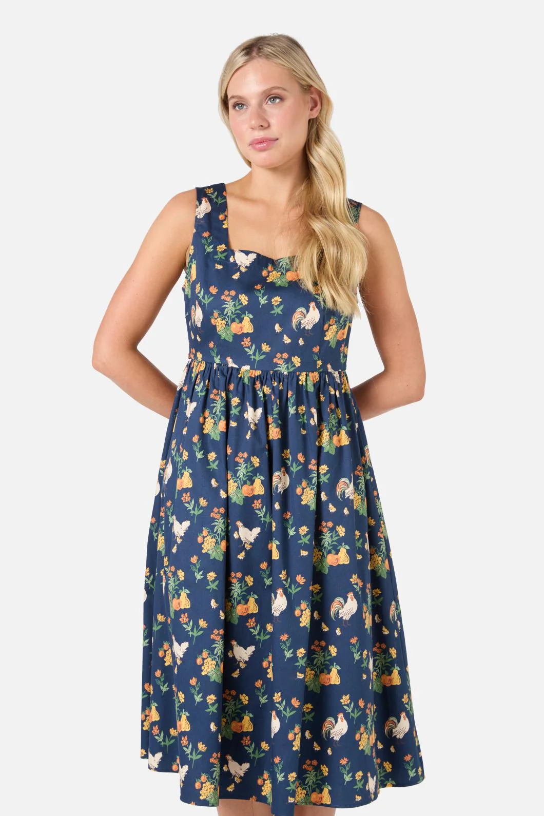 Chickens Midi Dress - Olabens