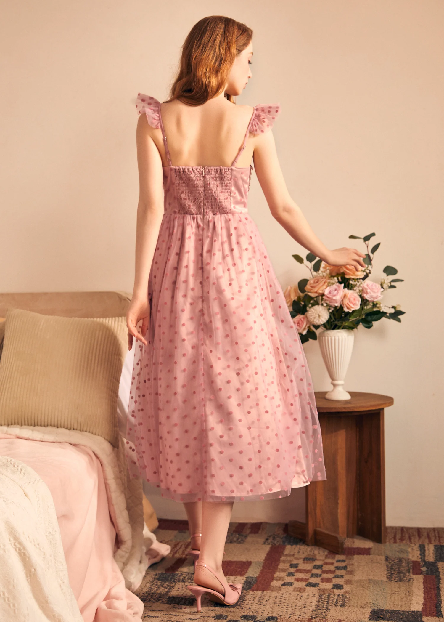 Midsummer Flutter Fit & Flare Dress - Olabens