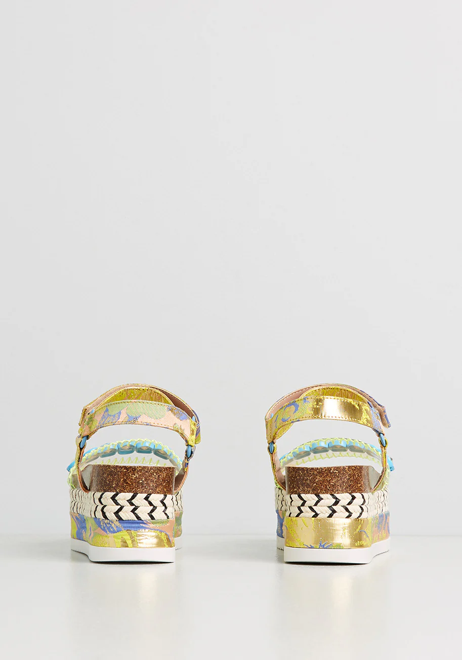 Hot on the Trail Platform Sandals - Olabens
