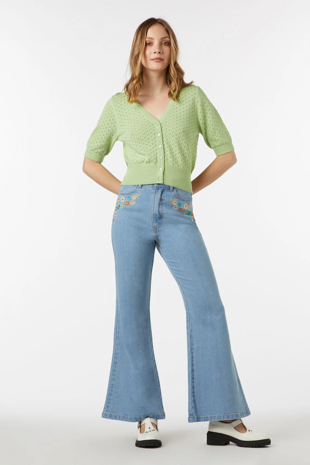 Piper Short Sleeve Cardi - Olabens