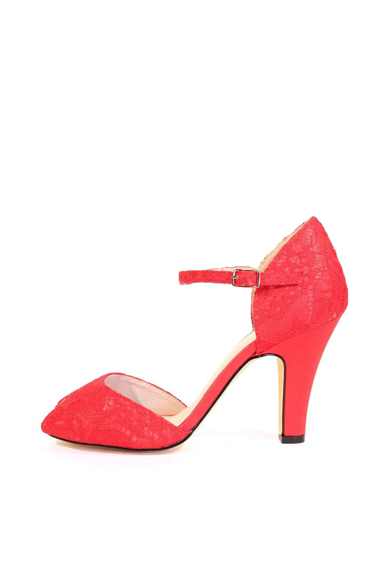 Lulu Lace Heels - Olabens