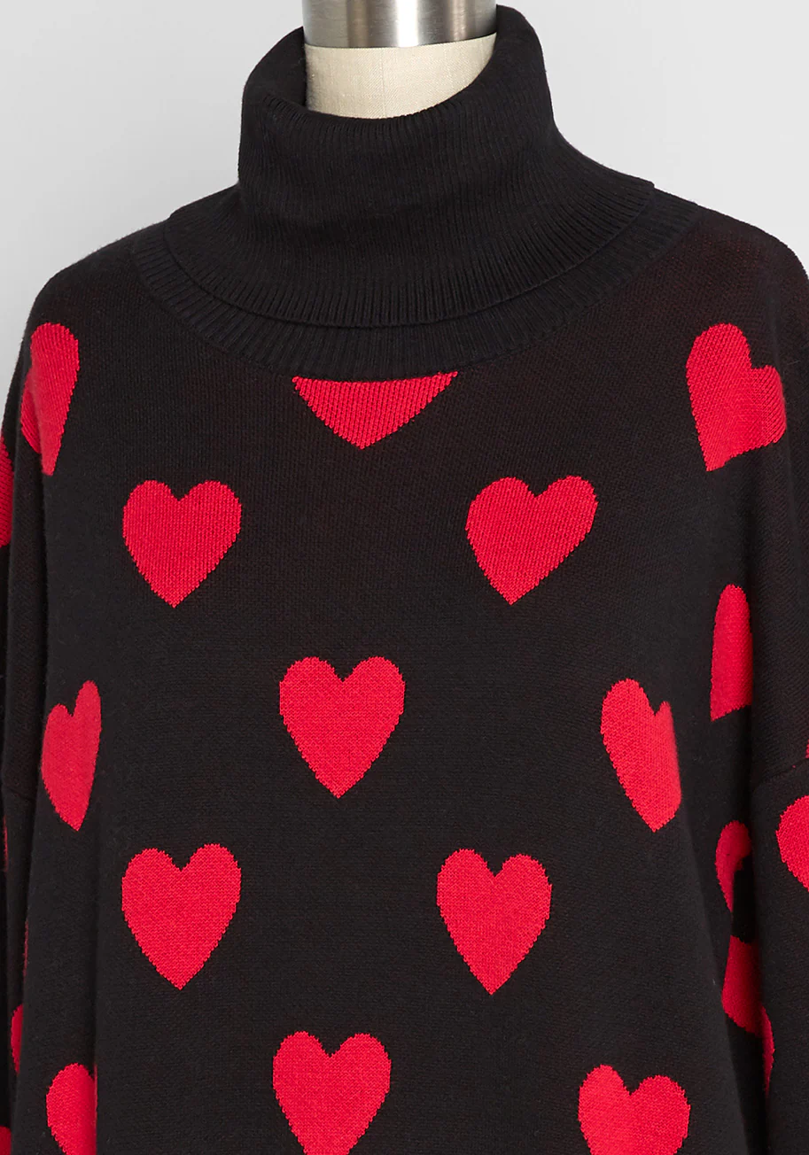 Love All Around Turtleneck Sweater Dress - Olabens