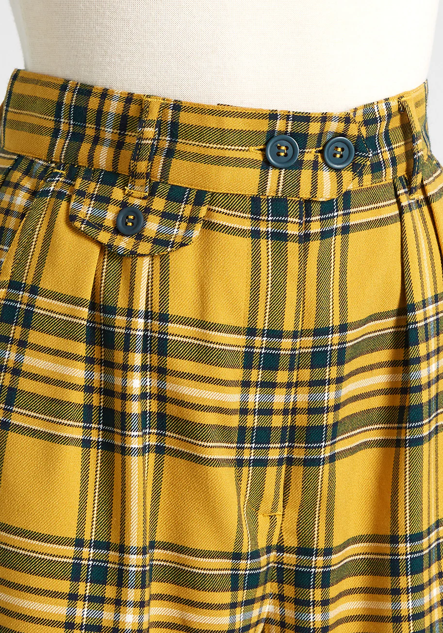 Falling Plaid-ly In Love Pants - Olabens