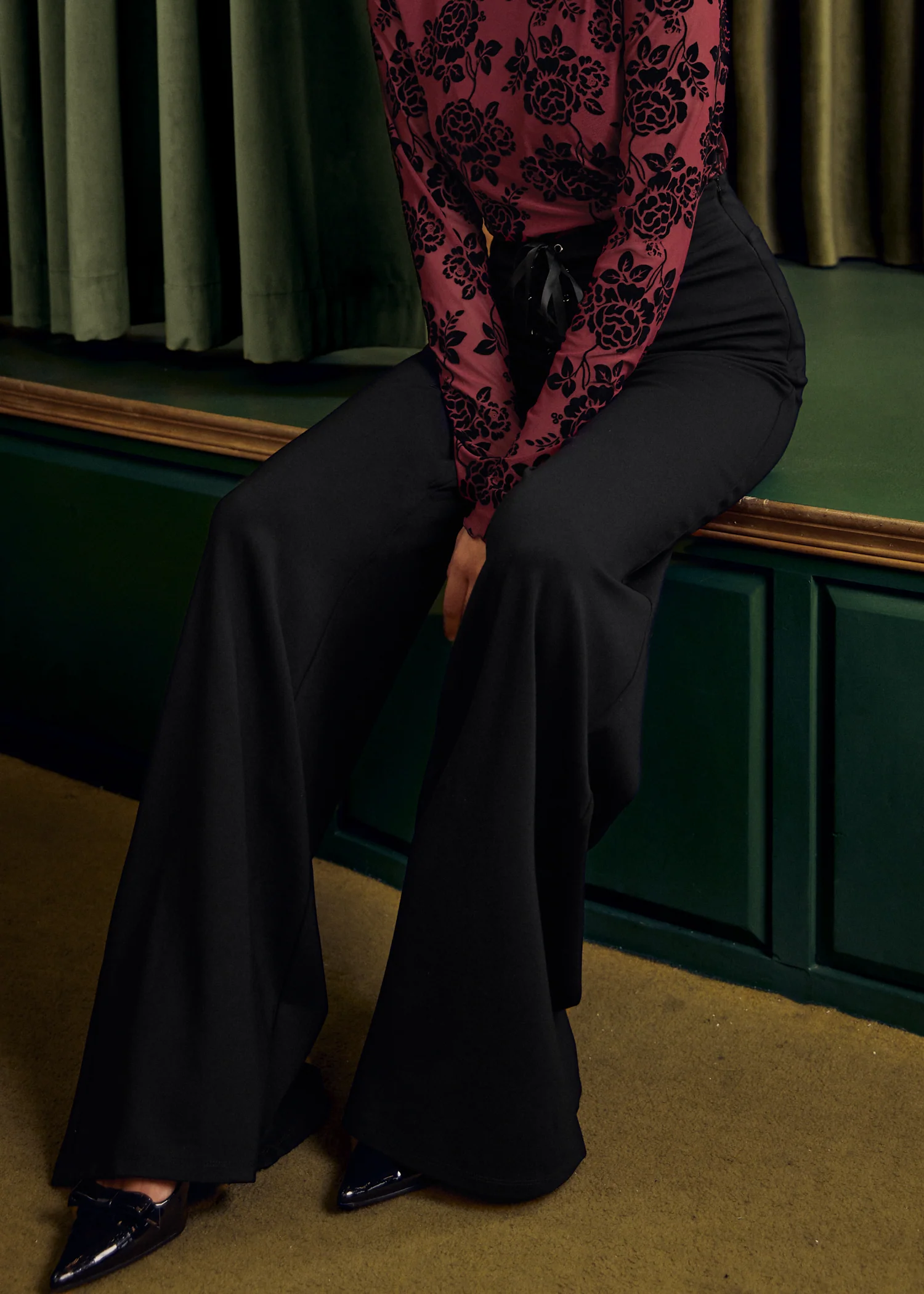Bop 'Til You Drop High Waist Wide Leg Pants - Olabens