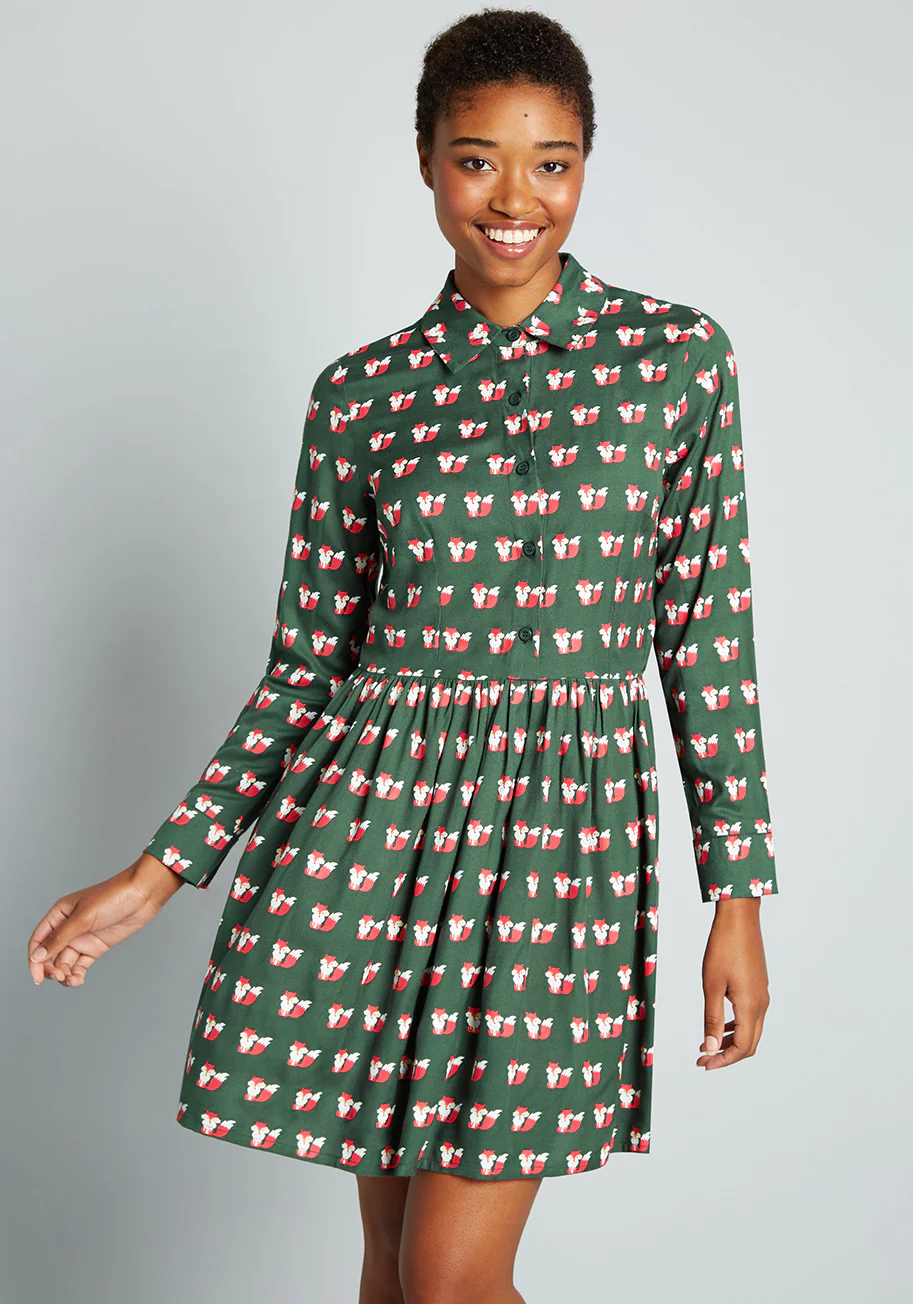 Proportions For Foxes Shirt Dress - Olabens