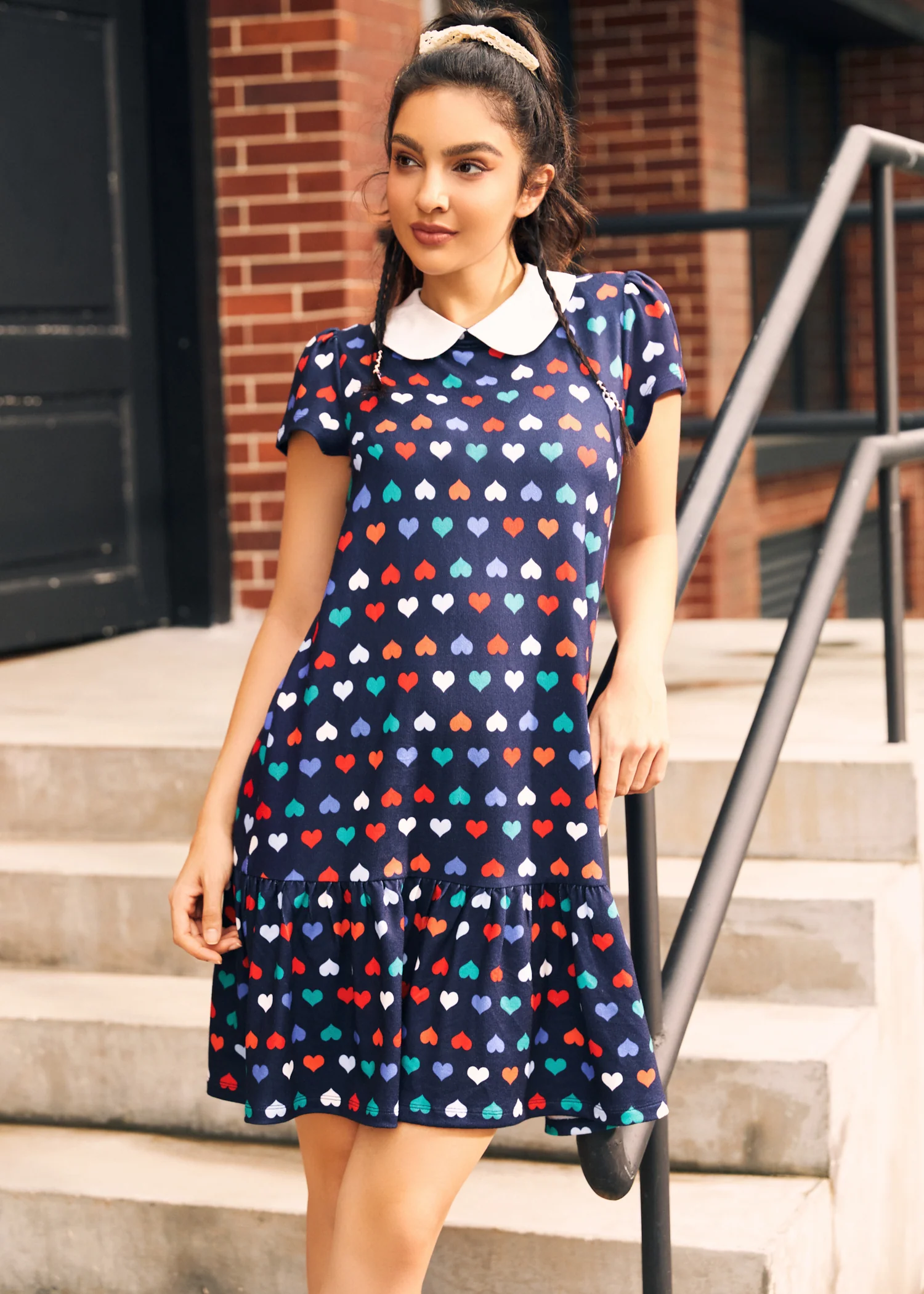 School Days Collared Dress - Olabens