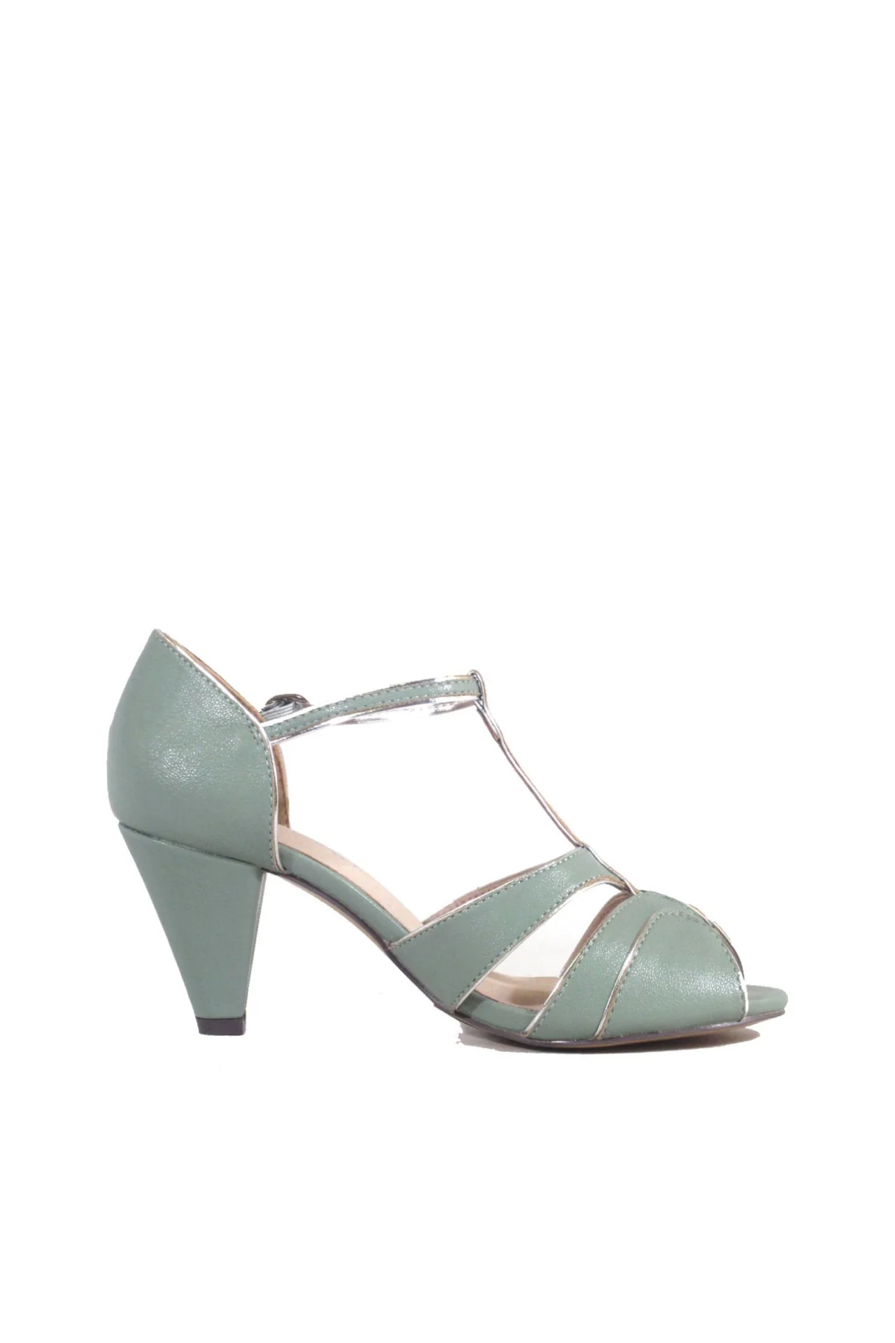 Penelope T-Strap Heels - Olabens