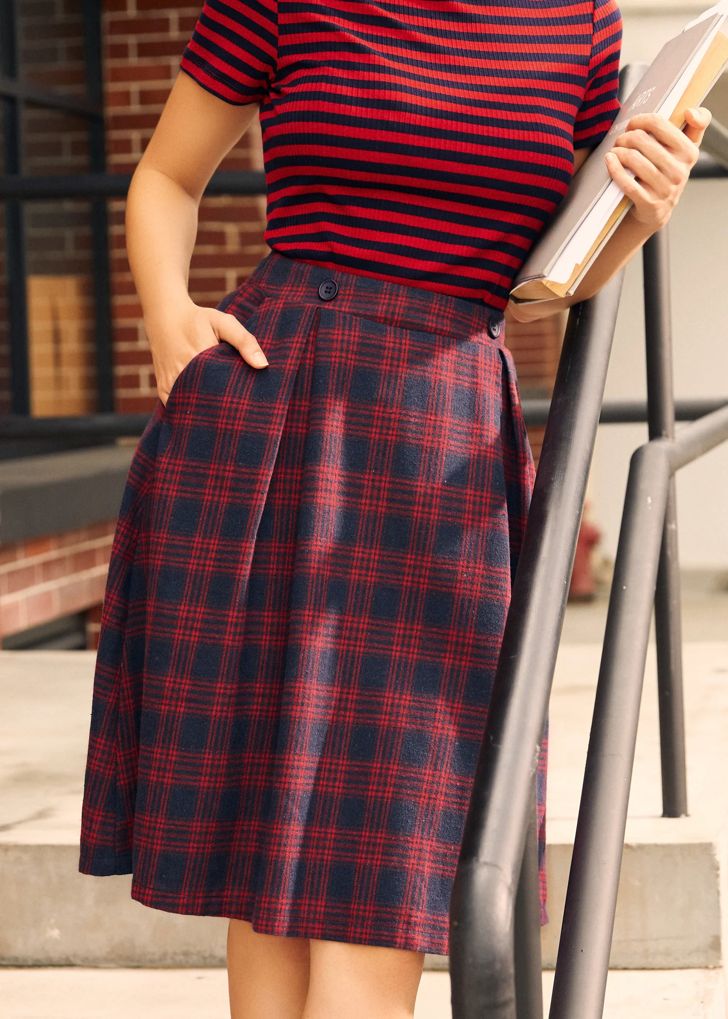 Heart of the Harvest Midi Skirt - Olabens