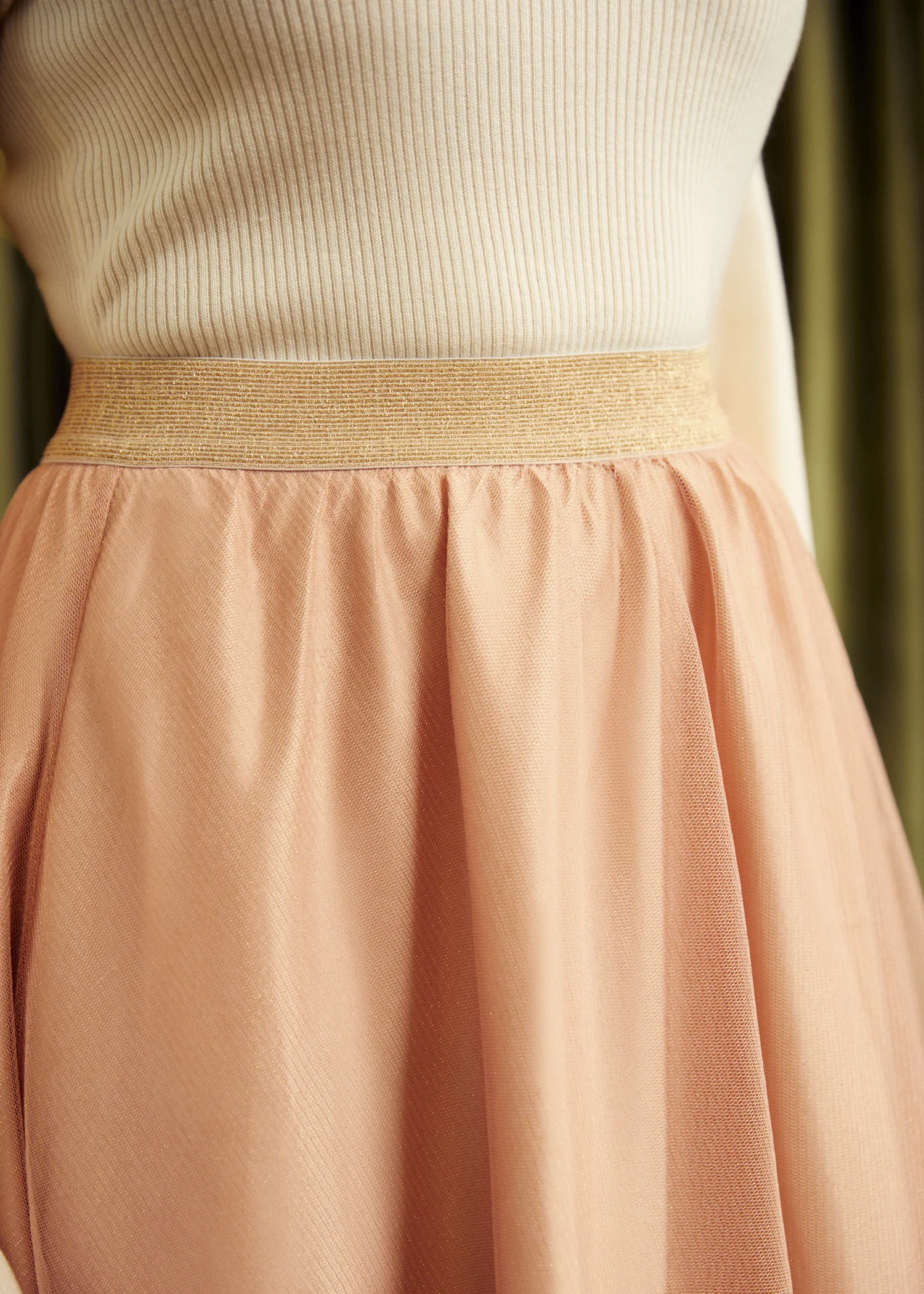 Time Capsule Tulle Midi Skirt - Olabens