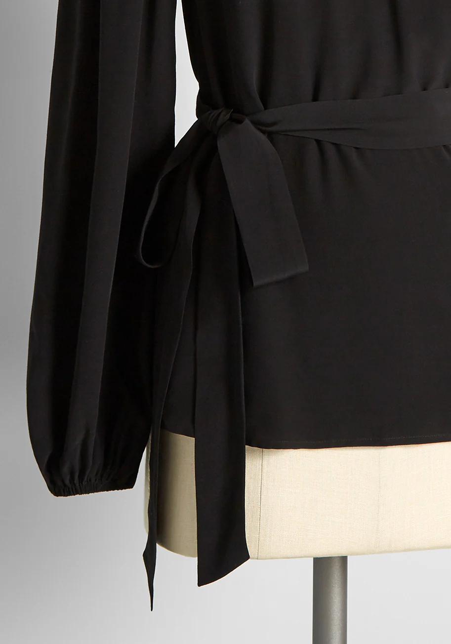 As We're Wrapping Up Blouse - Olabens