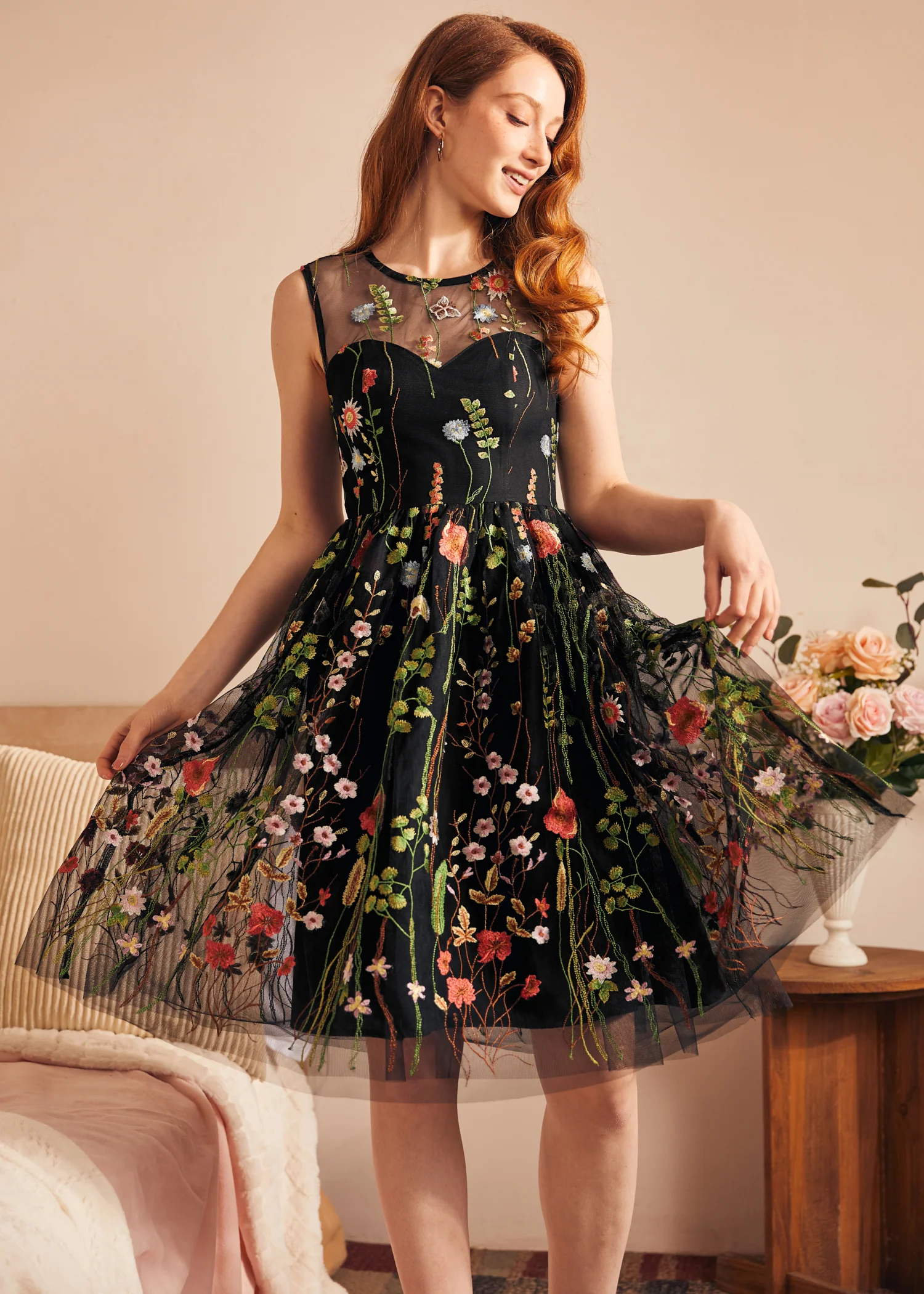 Mystique Mirage Fit & Flare Dress - Olabens