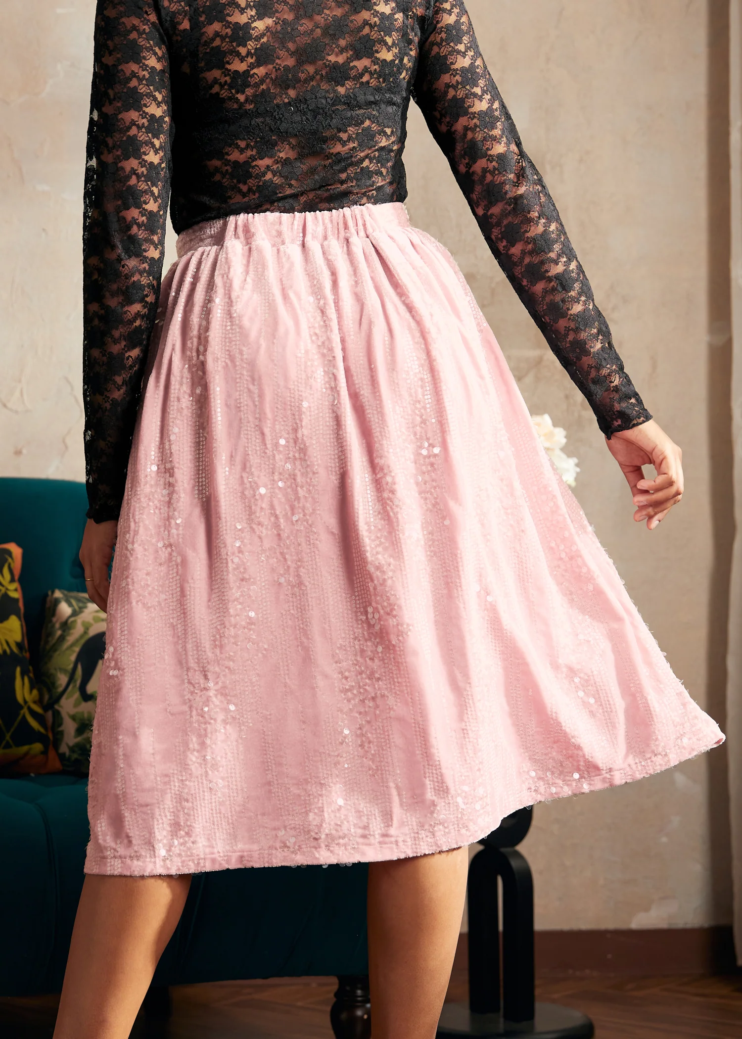 Blush of Dawn Dirndl Skirt - Olabens