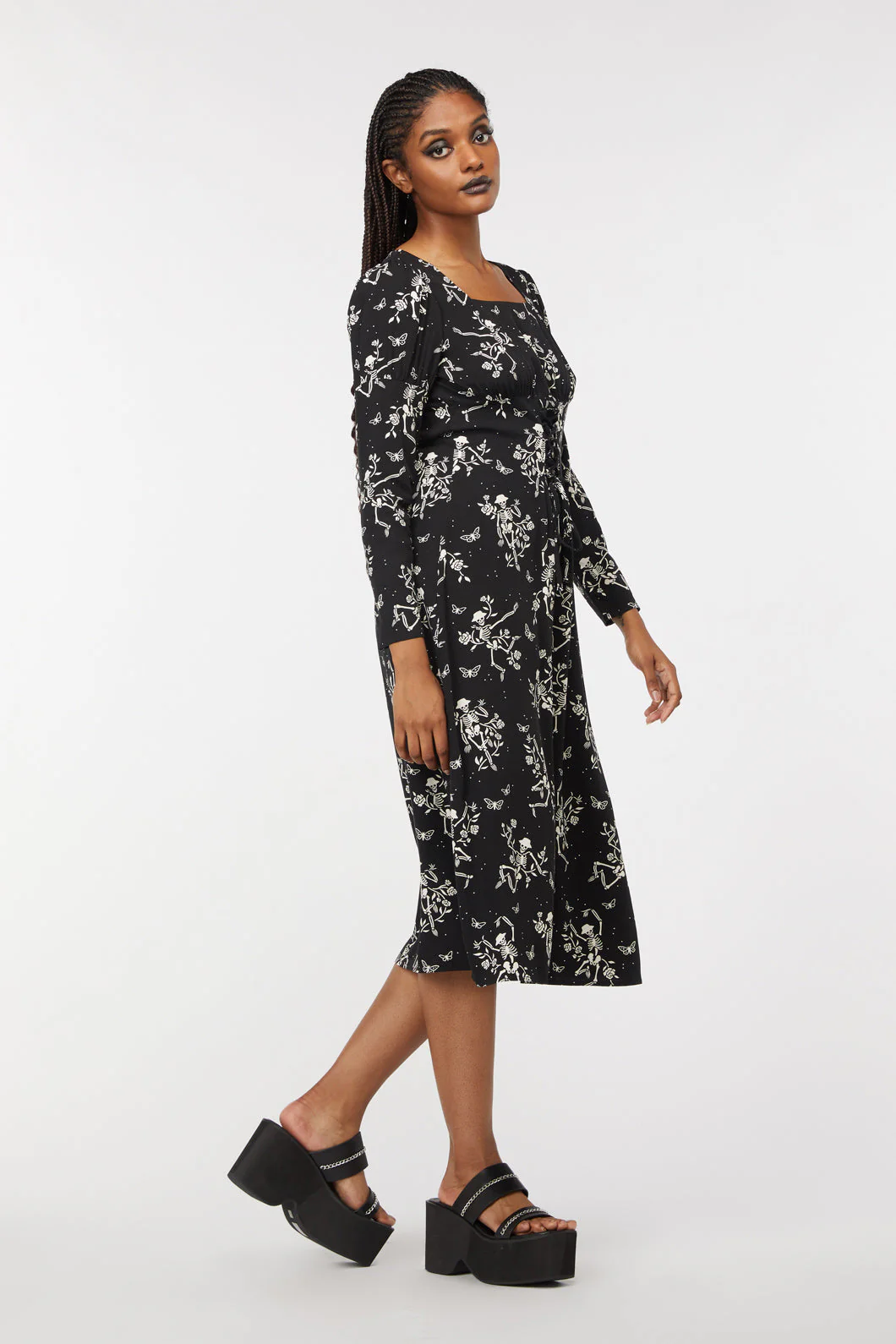Garden Skelly Dress - Olabens