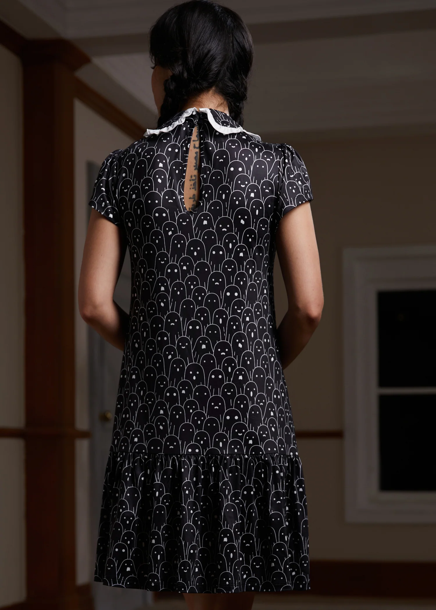 Mornings in the Mist Ruffle Dress - Olabens