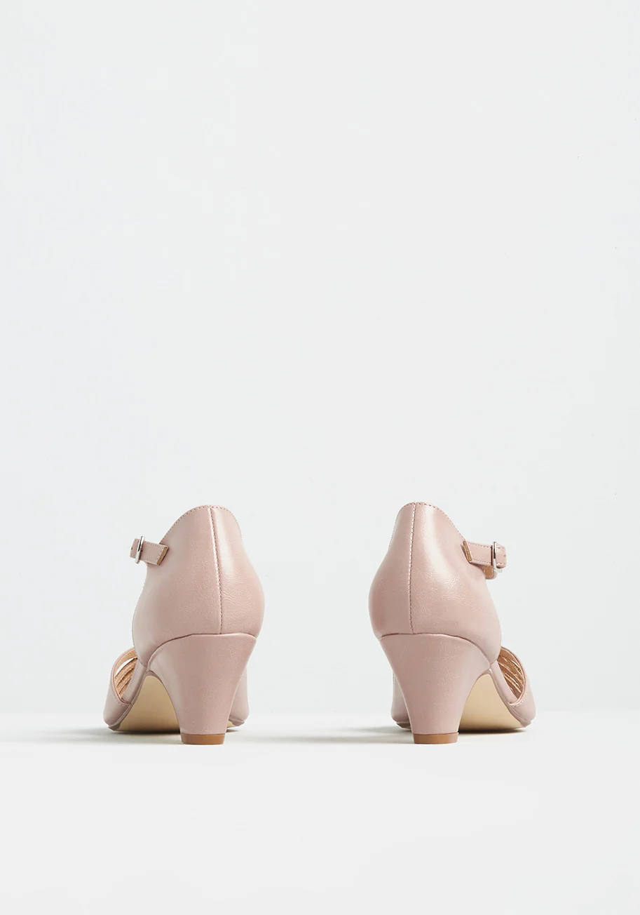 Dapper Dame T-Strap Heel - Olabens