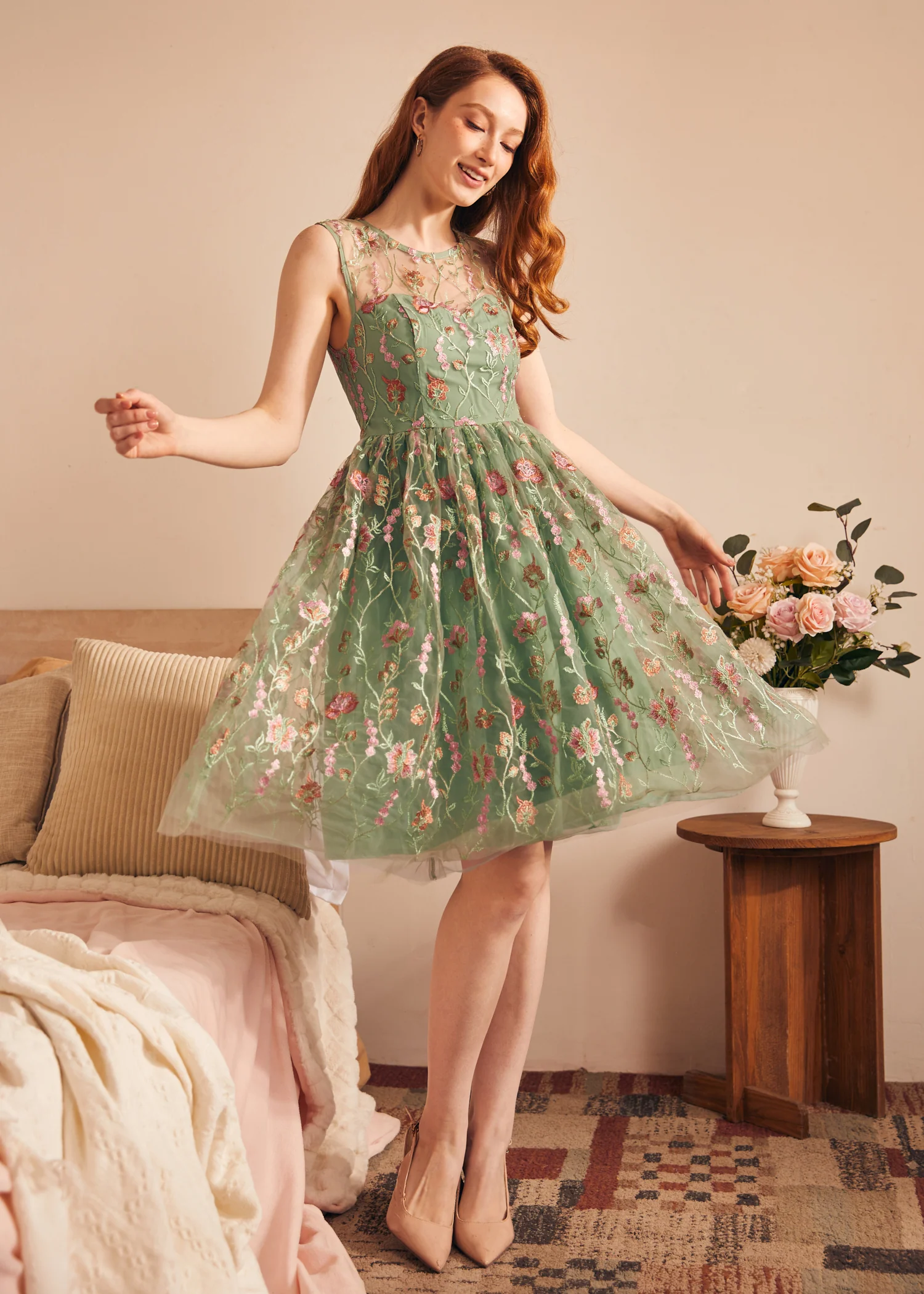 Mystique Mirage Fit & Flare Dress - Olabens