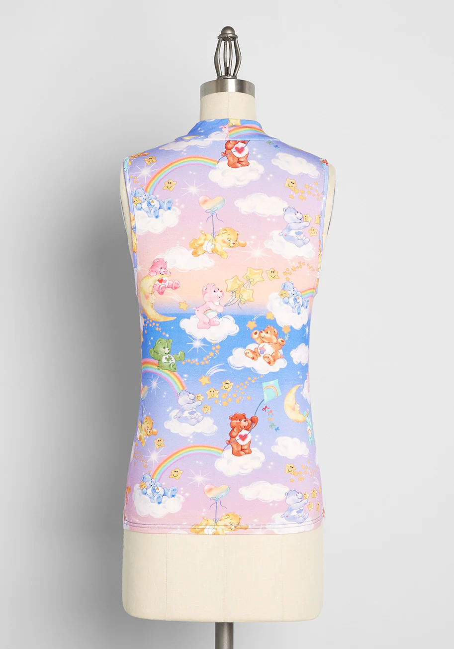 Isnyt x Care Bears Star Shower Power Mock Neck Top - Olabens