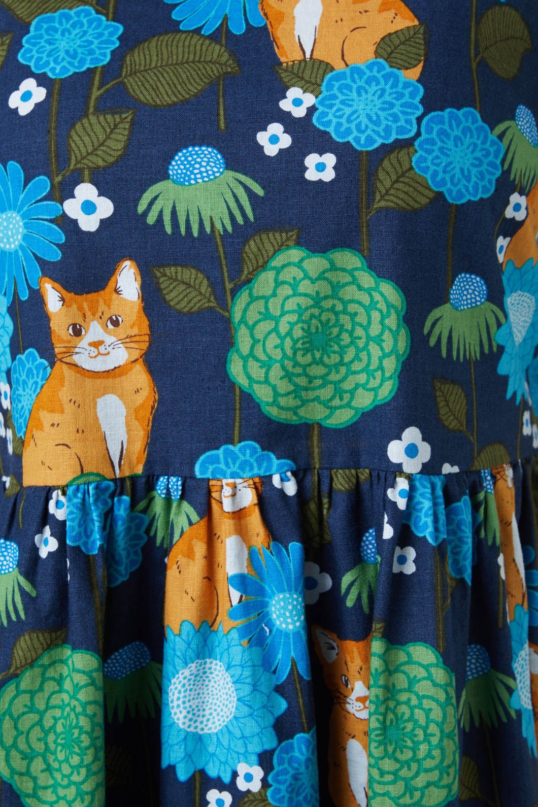Cute Cat Smock Dress - Olabens