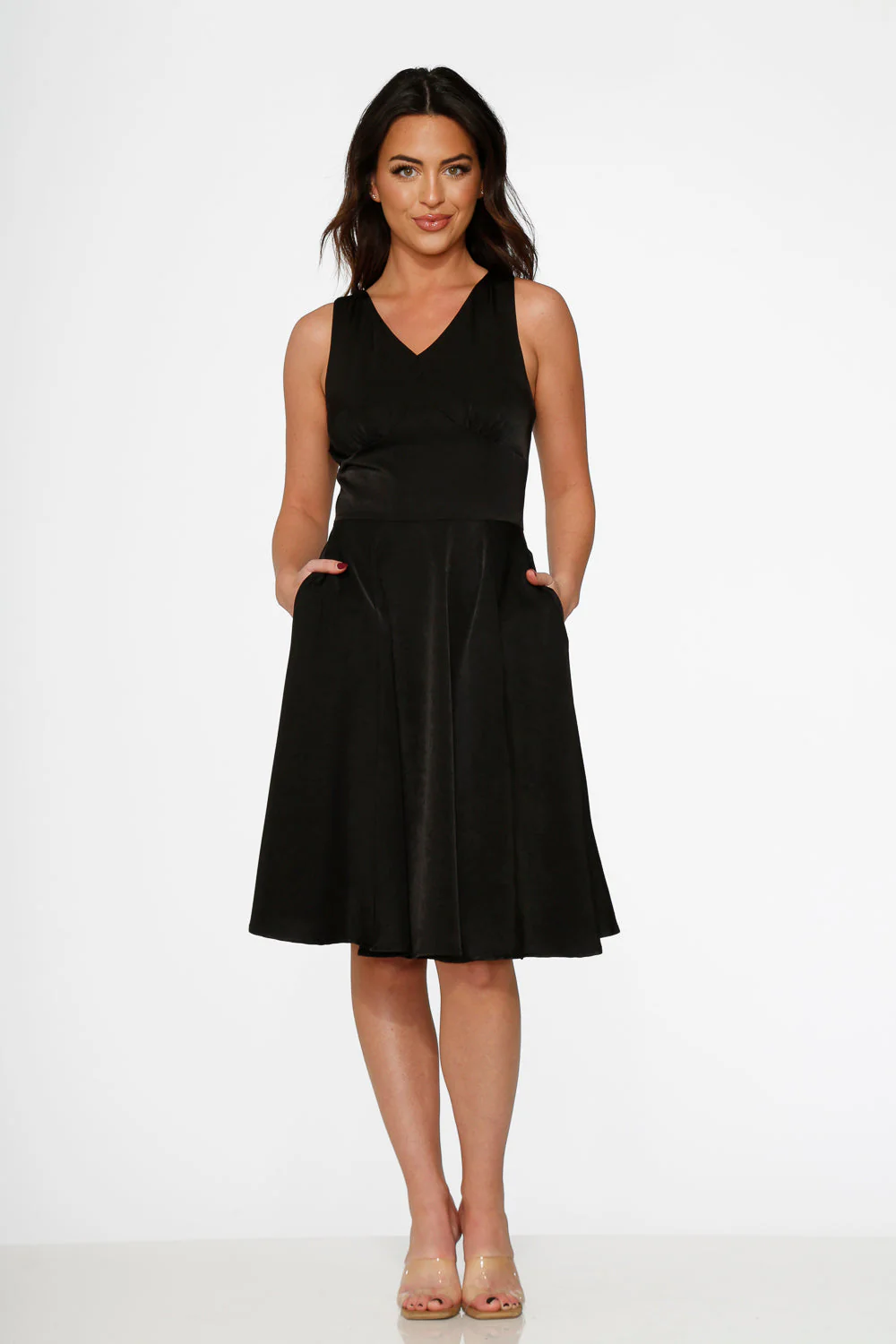 Black Swing Dress - Olabens