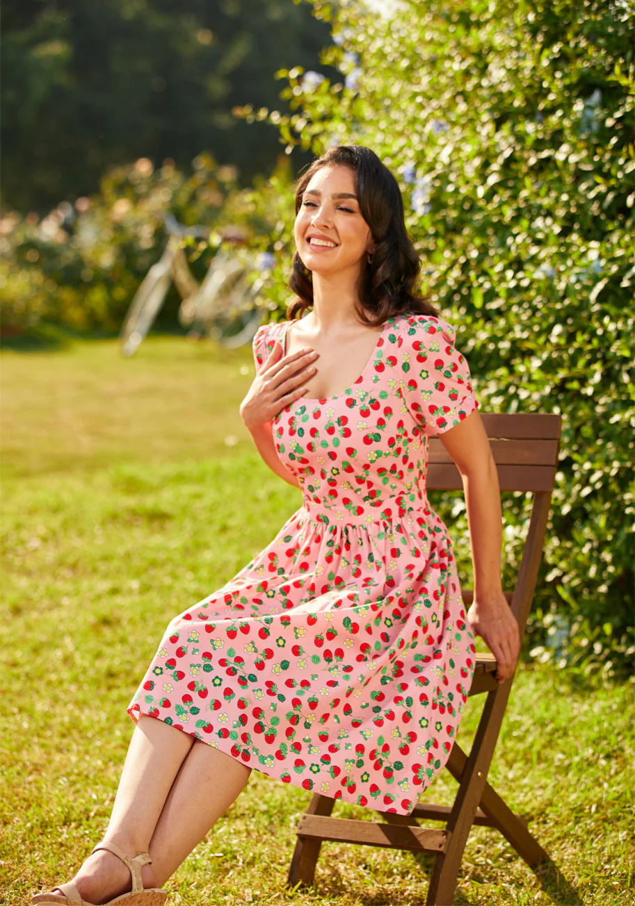 What's The Scoop? A-Line Dress - Olabens