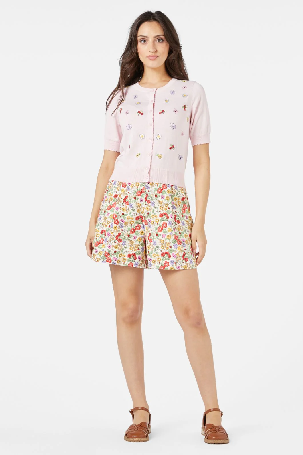 Papillon Embroidered Cardi - Olabens