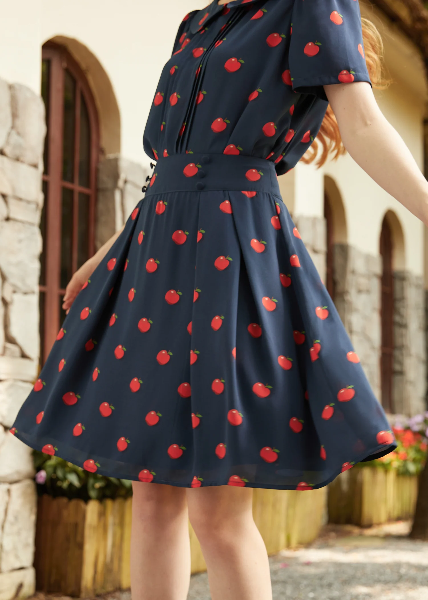 Always an Antique High Waisted A-Line Skirt - Olabens