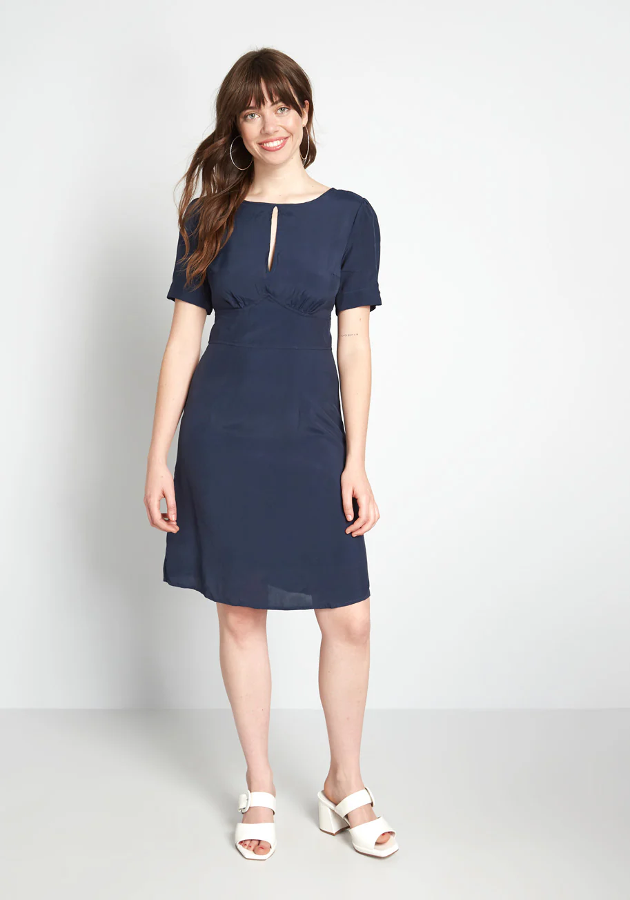 The Keyhole Story A-line Dress - Olabens