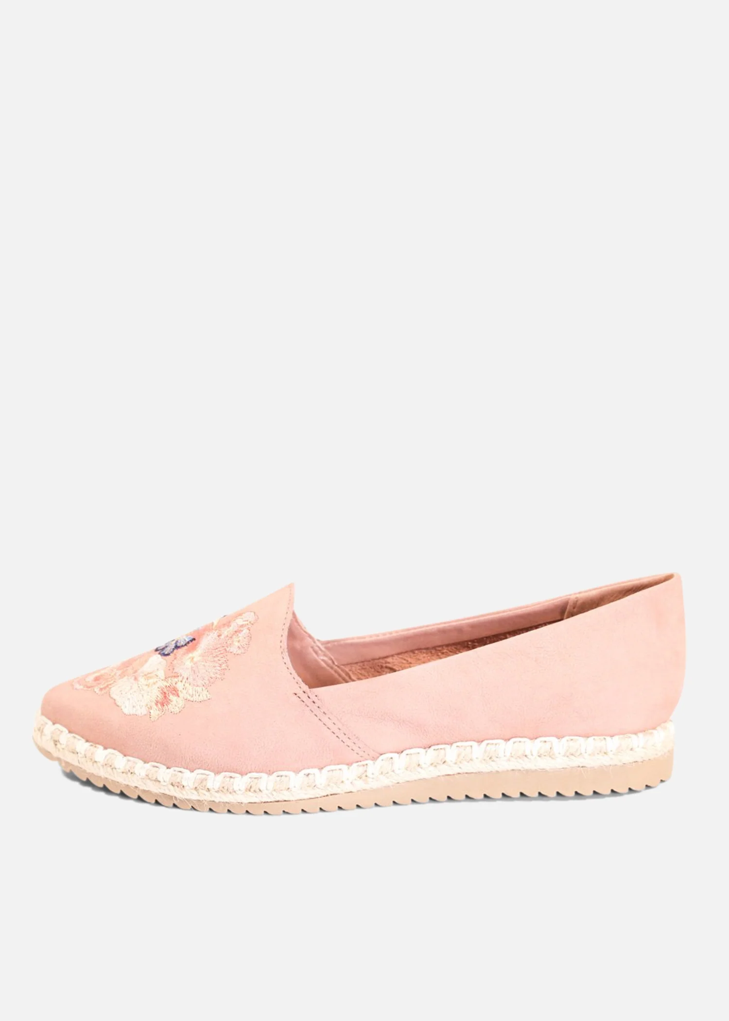 Sutton Suede Embroidered Espadrille - Olabens